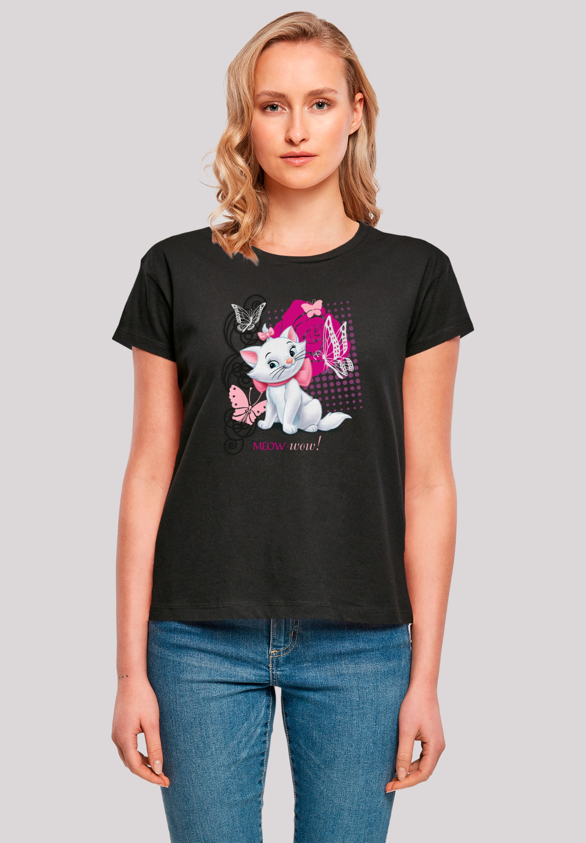 F4NT4STIC T-Shirt "Disney Aristocats Marie Meow Butterfly", Premium Qualitä günstig online kaufen