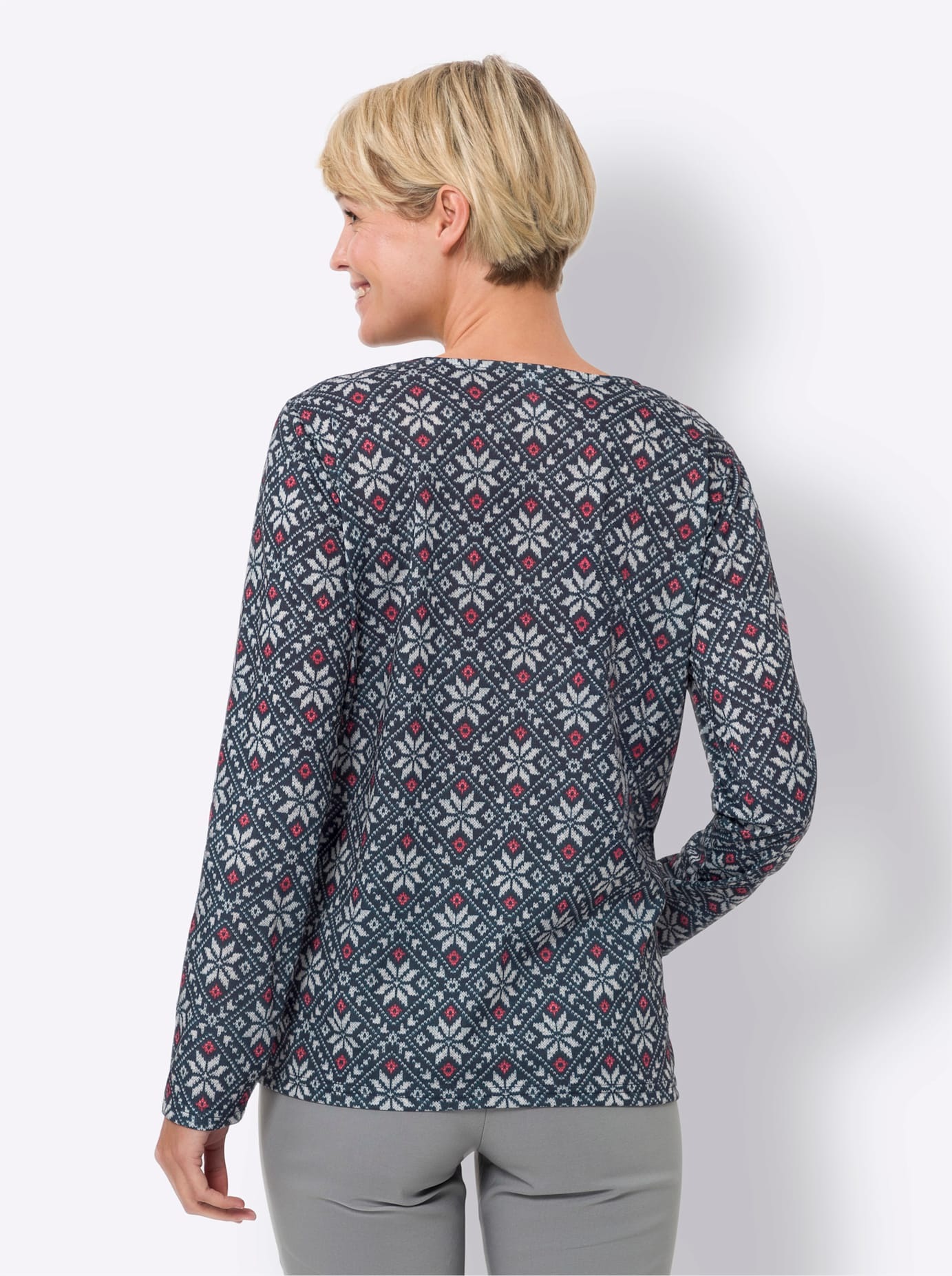 Classic Basics Langarmshirt "Rundhals-Shirt" 1 Stk. tlg. günstig online kaufen
