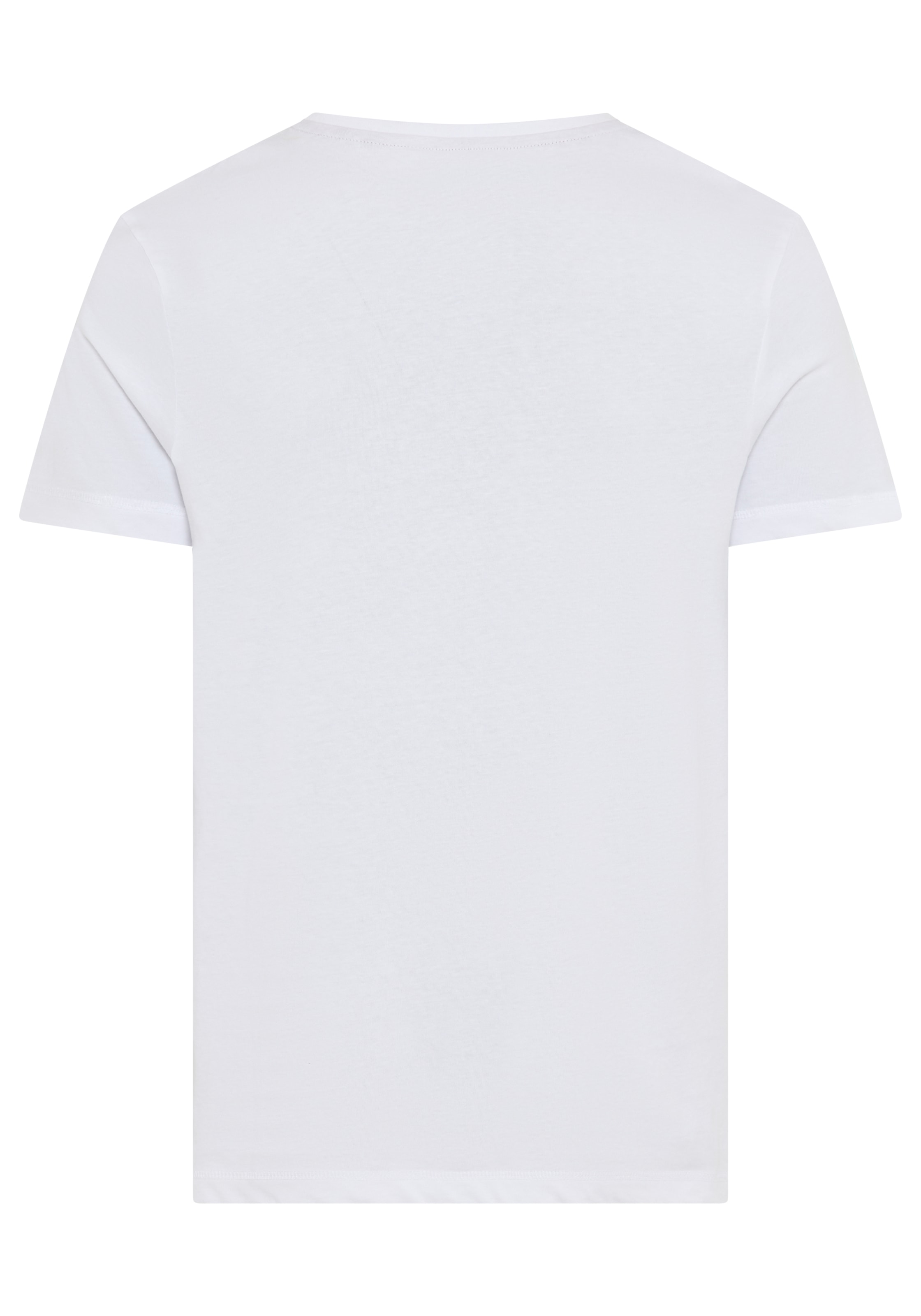 AJC T-Shirt, kurzärmelig, schmal geschnitten, mit stylischem Druck