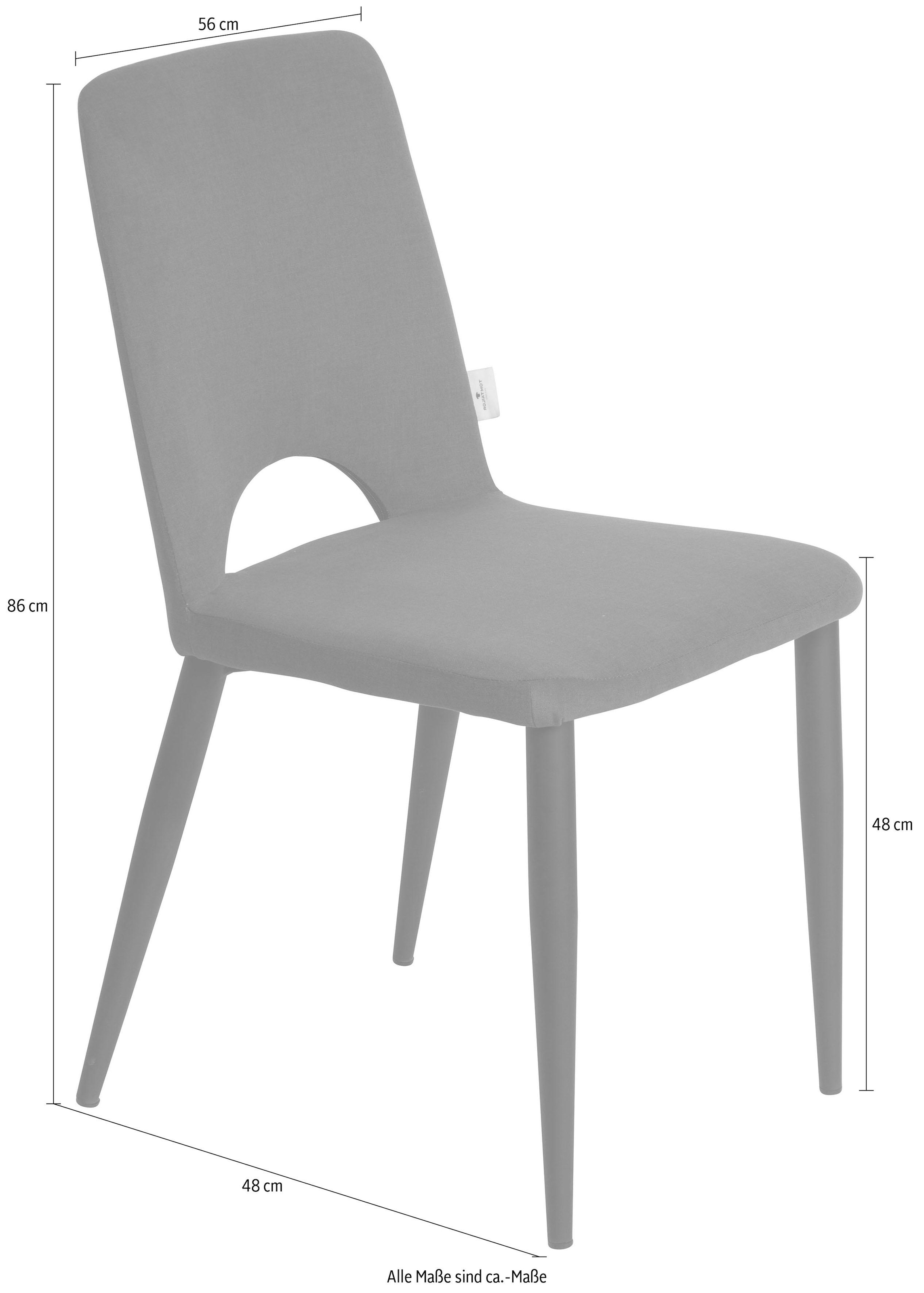 TOM TAILOR HOME Polsterstuhl »T-VELVET 2 STC Samtstoff BAUR St., CHAIR«, (Set), 