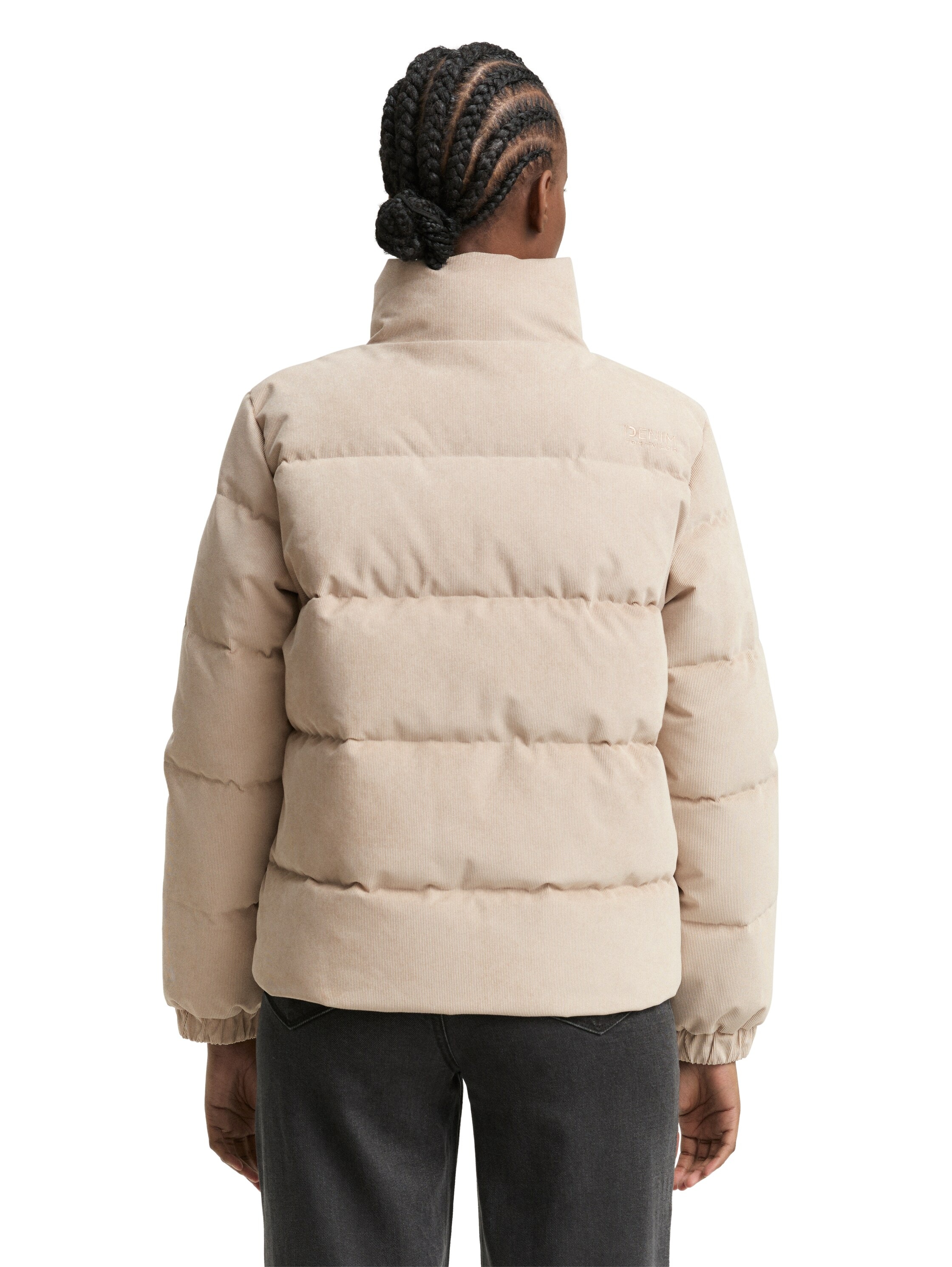 TOM TAILOR Denim Steppjacke ohne Kapuze mit Stehkragen günstig online kaufen