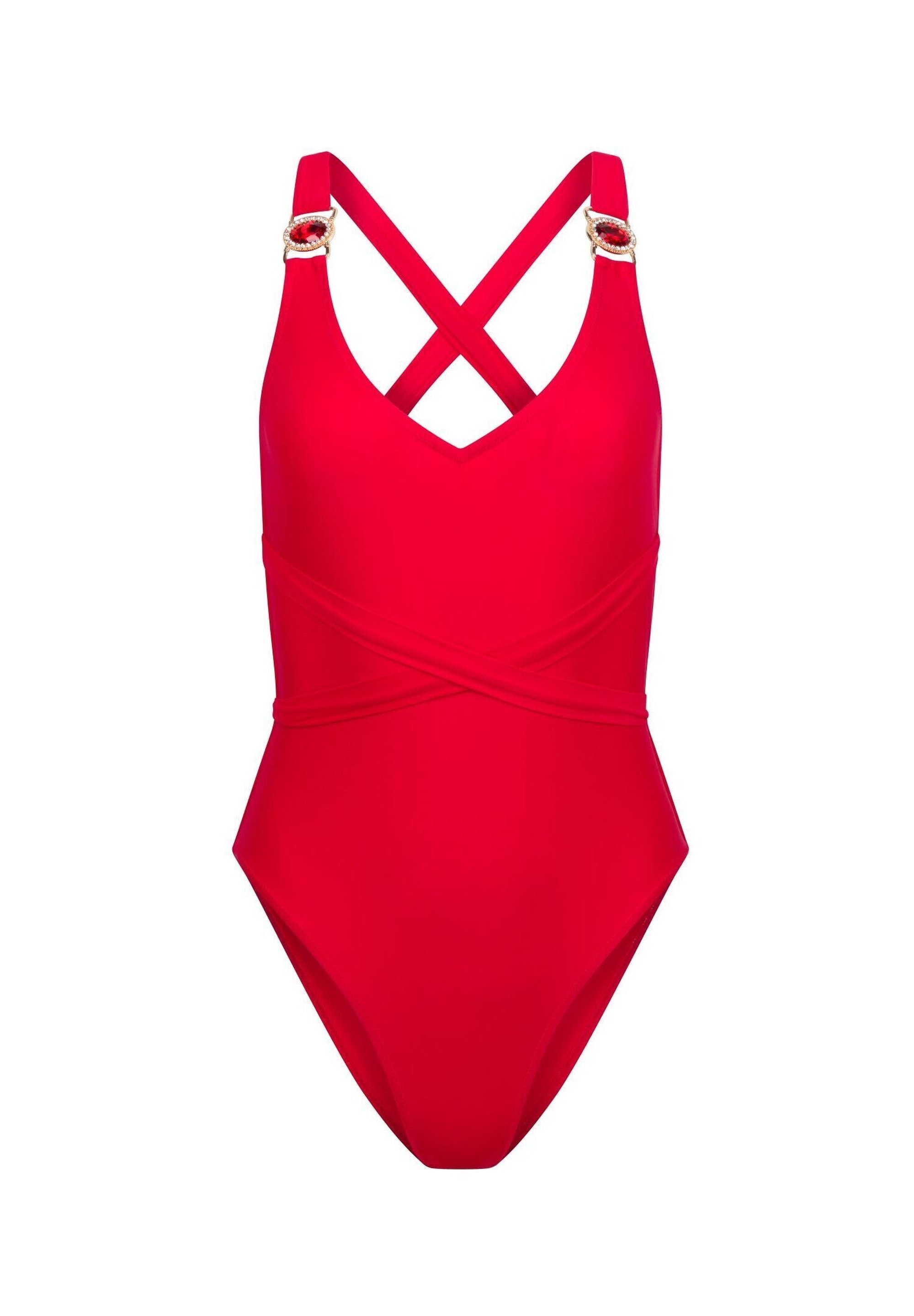 Moda Minx Badeanzug "Amour" 1 Stk. tlg. mit funkelndem Steinbesatz günstig online kaufen
