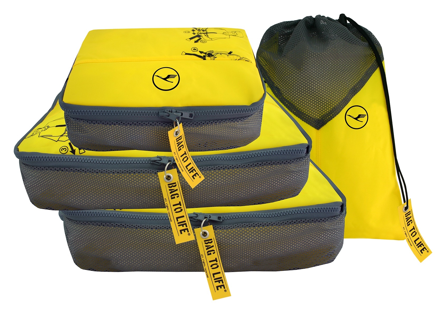 4 BAUR Life bestellen Set«, »Easy Packing | tlg.) online Reisetasche Bag to (Set,