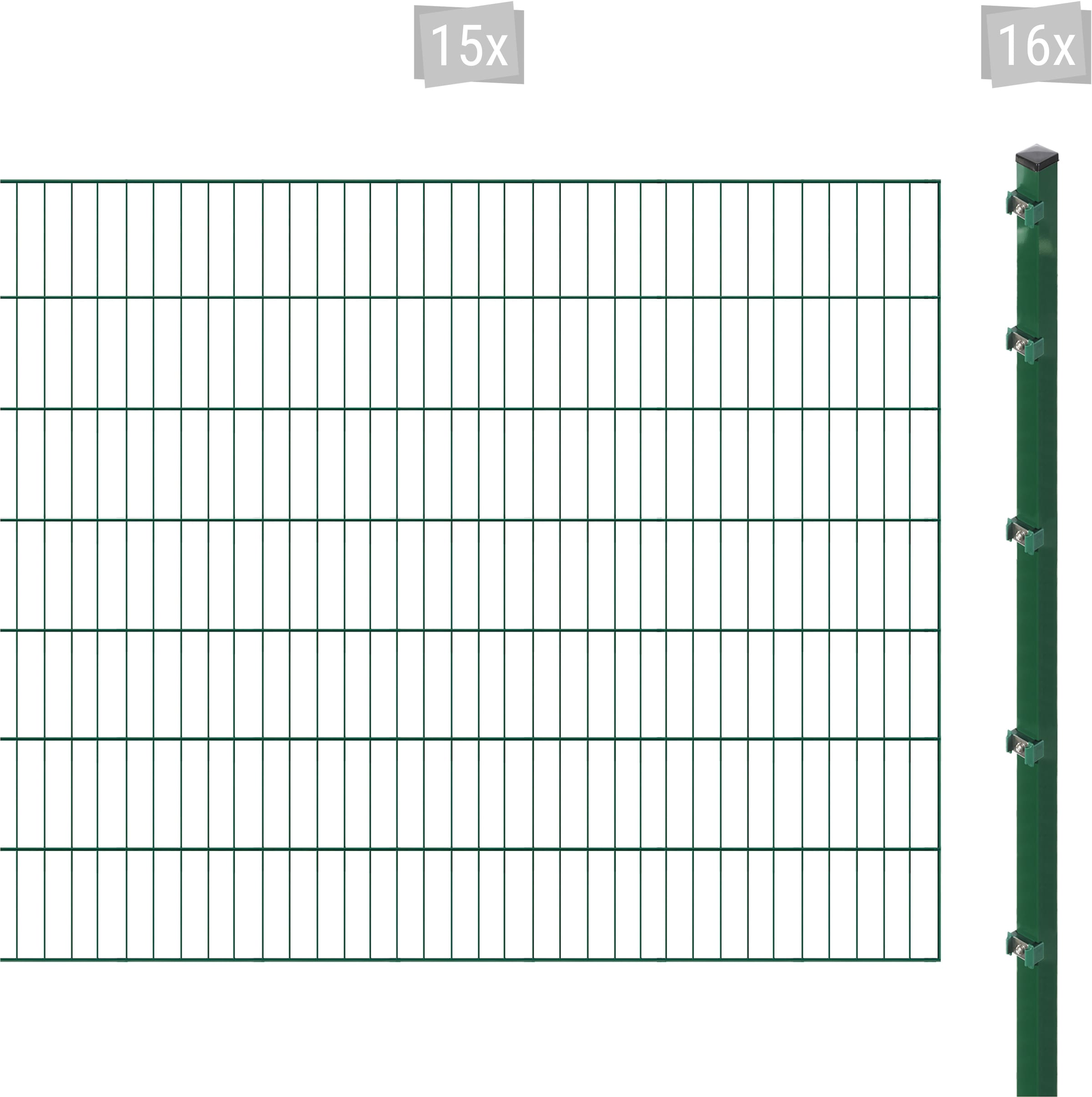 Arvotec Einstabmattenzaun "ESSENTIAL 140 zum Aufschrauben", Zaunhöhe 140 cm, Zaunlänge 2 - 60 m