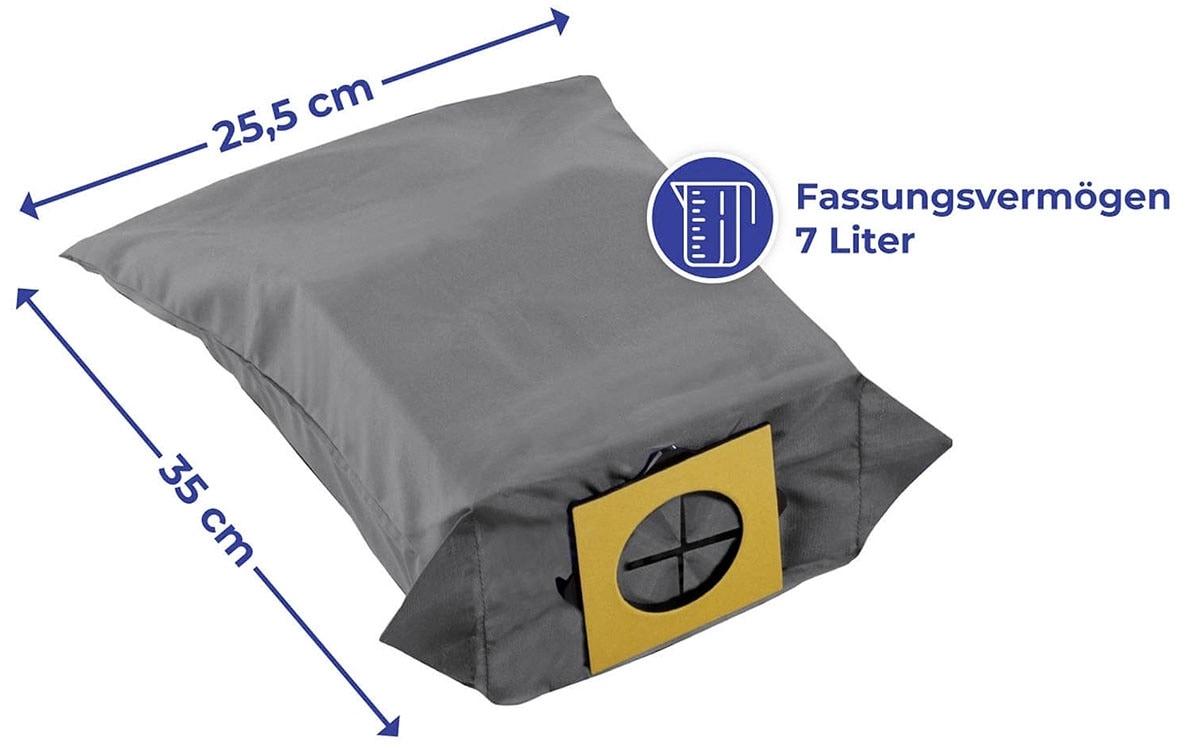 Maximex Staubsaugerbeutel »Universal«, (Set, 3 St.), passend auf alle Staubsauger-Typen, dauerhaft verwendbar und waschbar