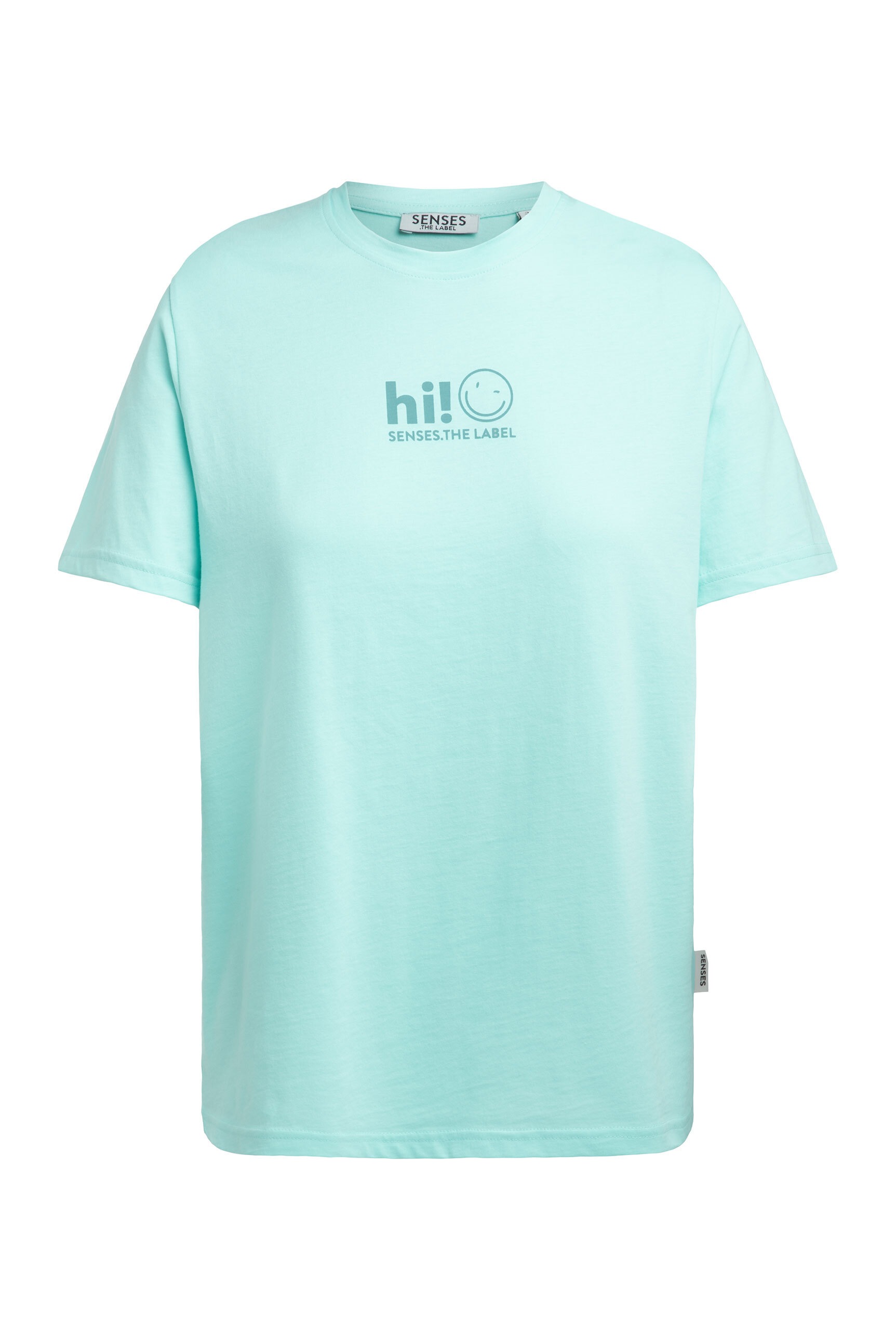 SENSES.THE LABEL Rundhalsshirt aus Baumwolle günstig online kaufen