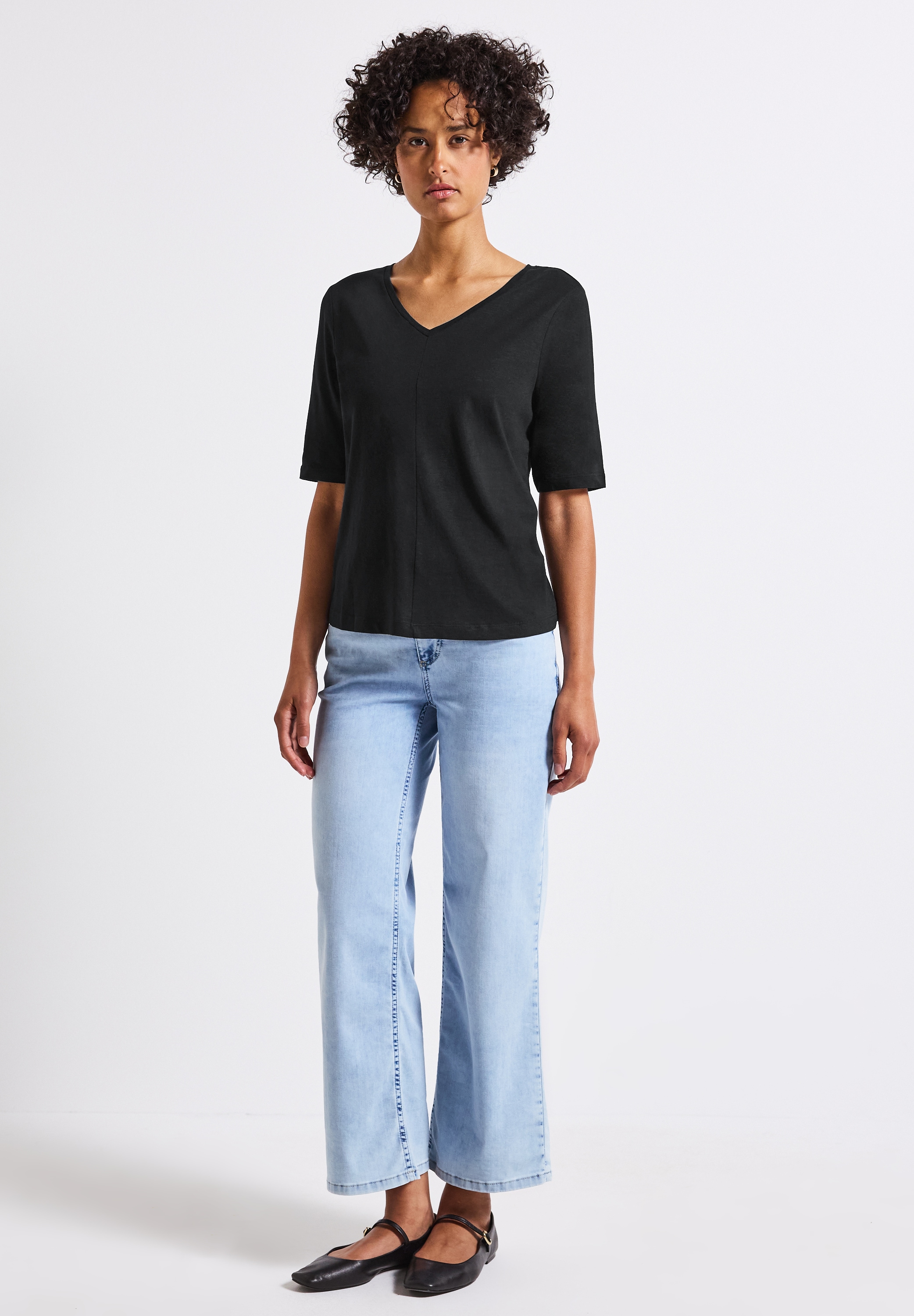 STREET ONE T-Shirt, im soften Baumwoll-Mix