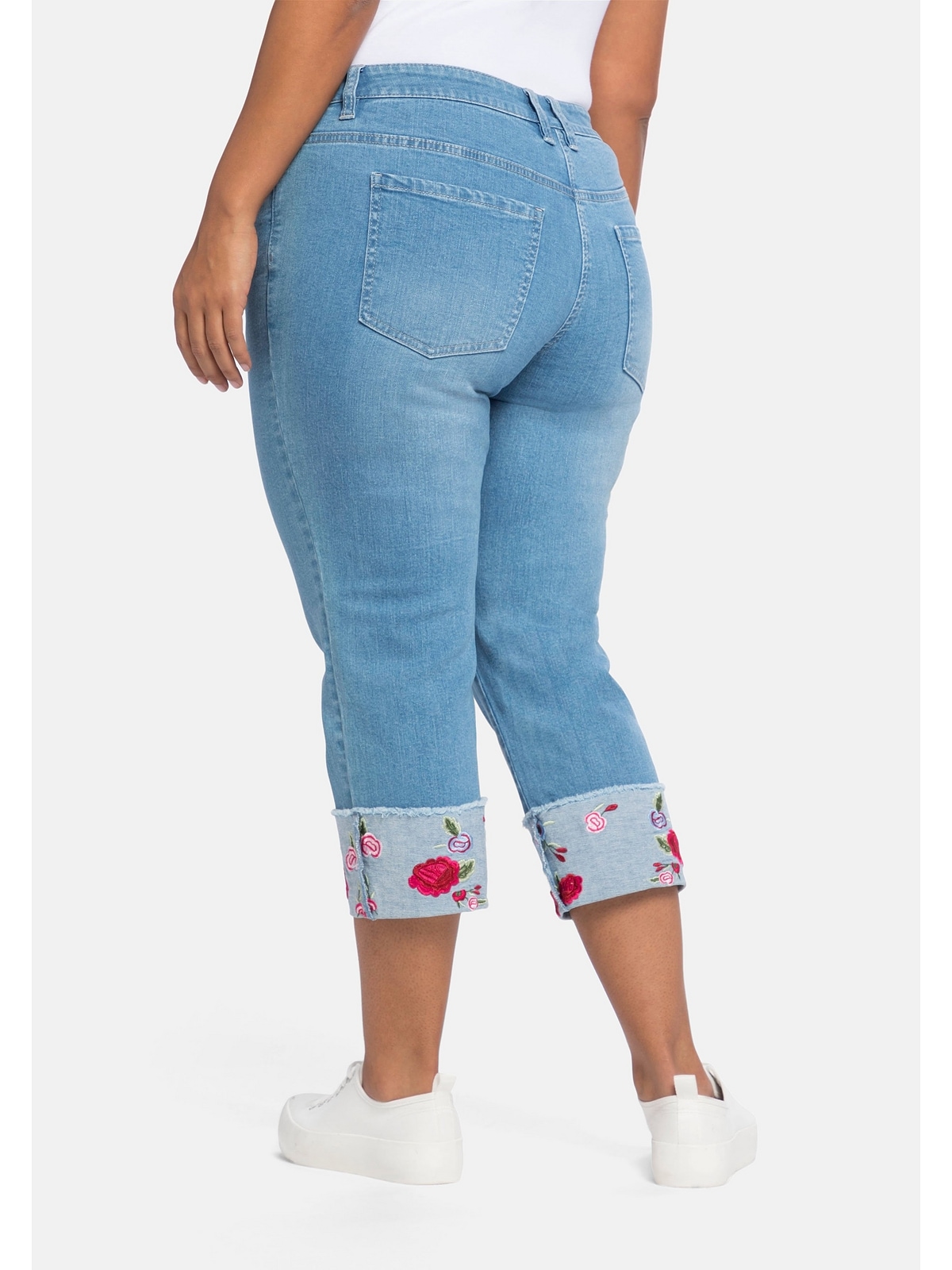 sheego by Joe Browns Stretch-Jeans "Große Größen", in 7/8-Länge, mit bestic günstig online kaufen