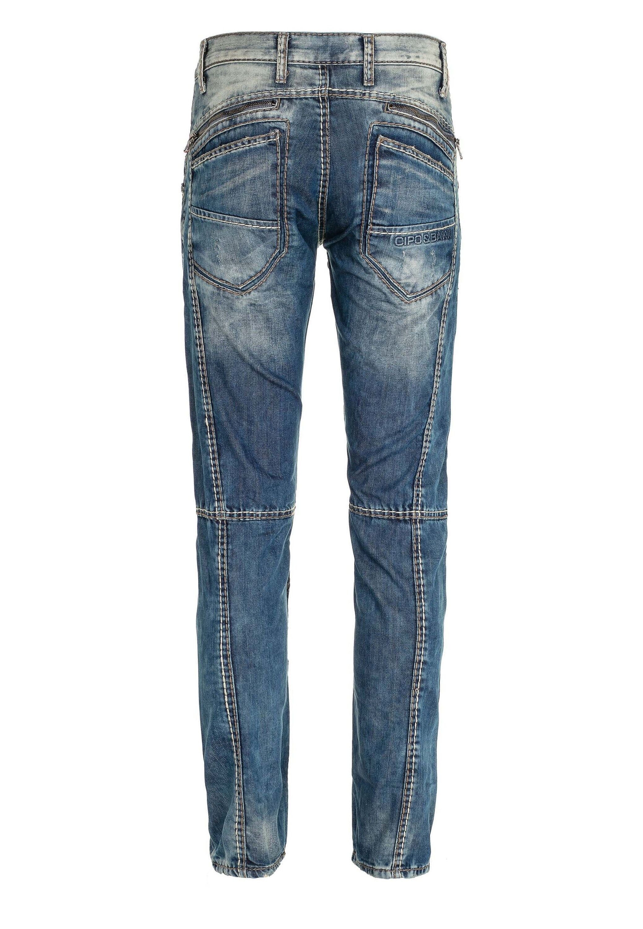 Cipo & Baxx Straight-Jeans »Jeans«, in Straight-Fit, C-0894