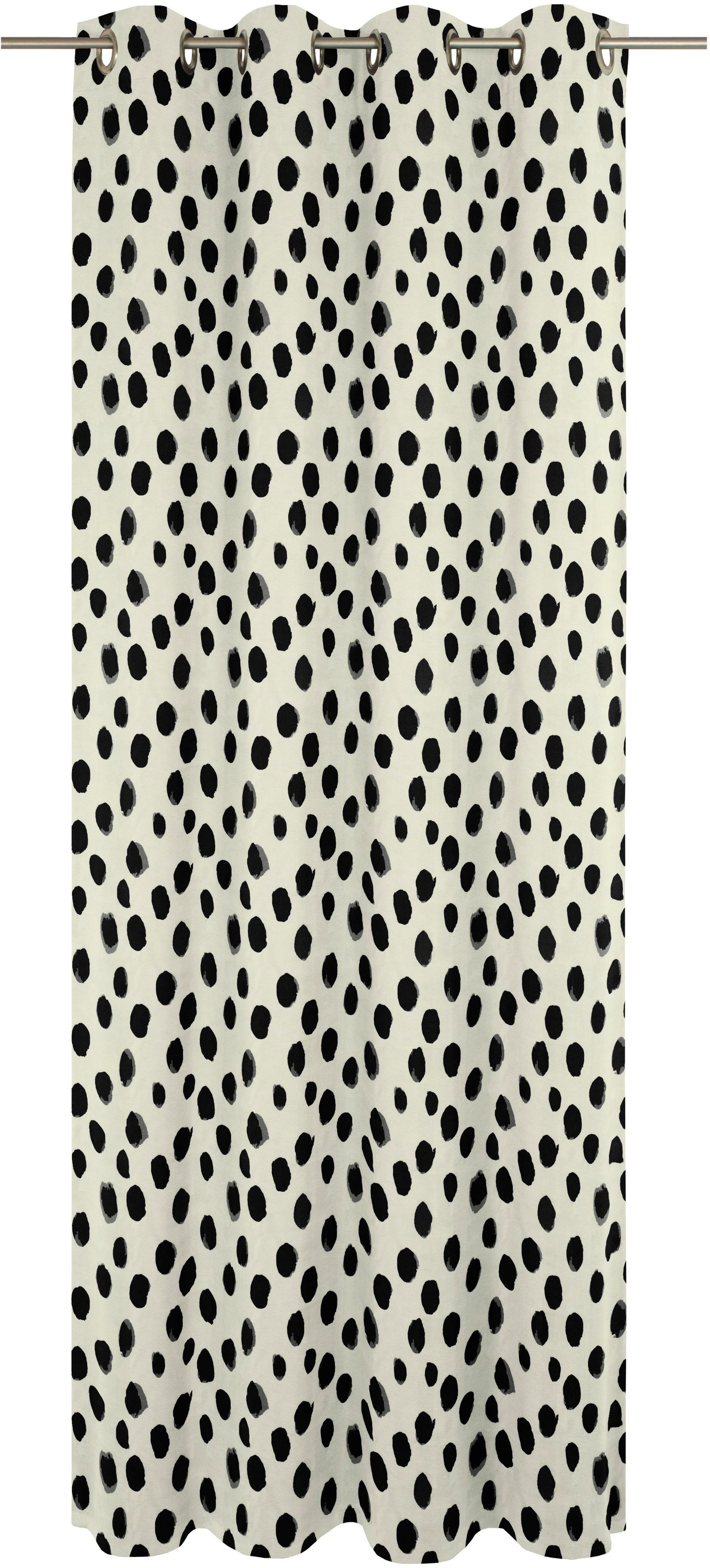 Adam Vorhang "Vorhang Dots aus Leinen und Bio-Baumwolle, Ösen (1 St)" Ösen günstig online kaufen