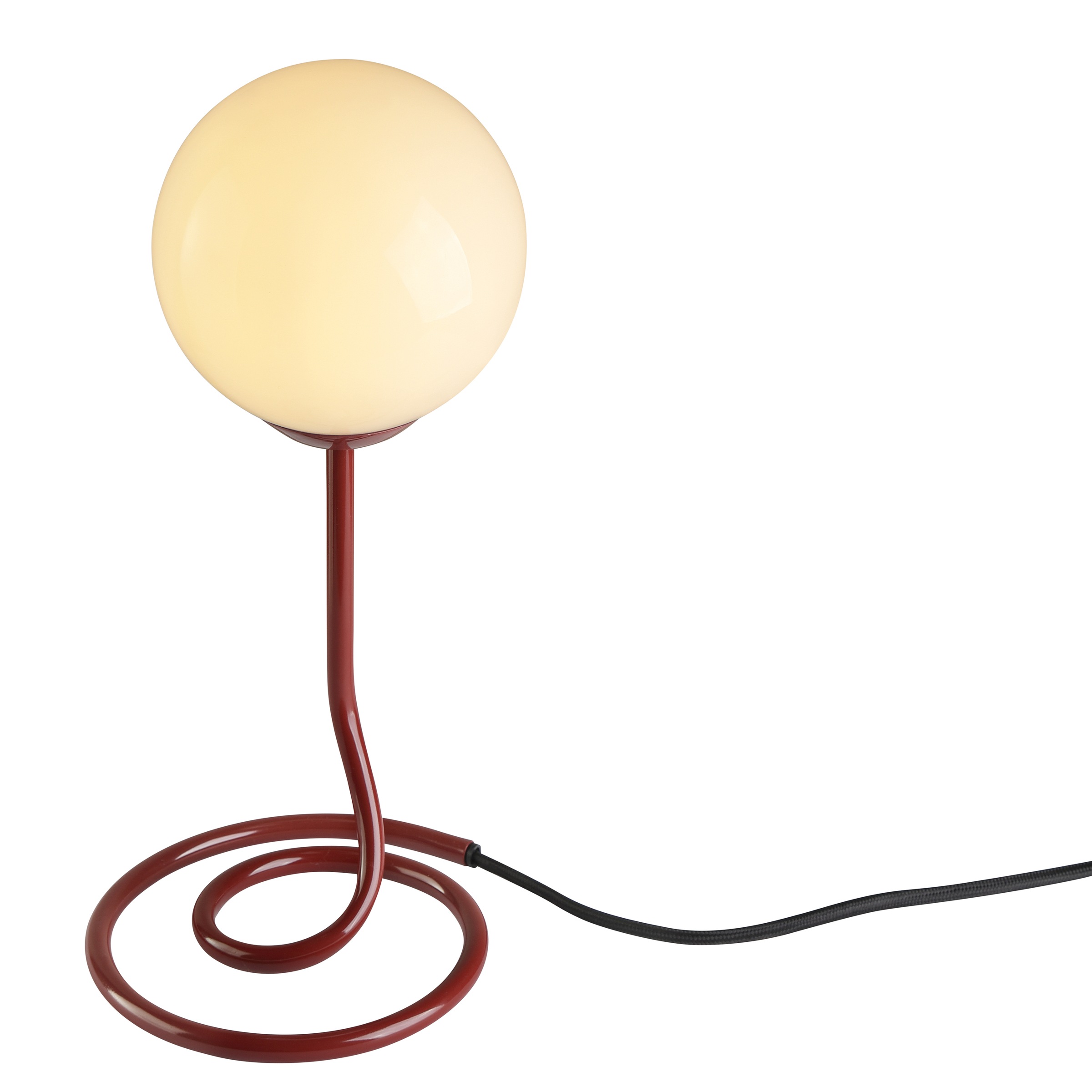 OTTO home Tischleuchte »Orrell«, Leuchtmittel G9 | ohne Leuchtmittel, Ø 15 cm, Materialmix - Metallfuß mit weißem Glasschirm