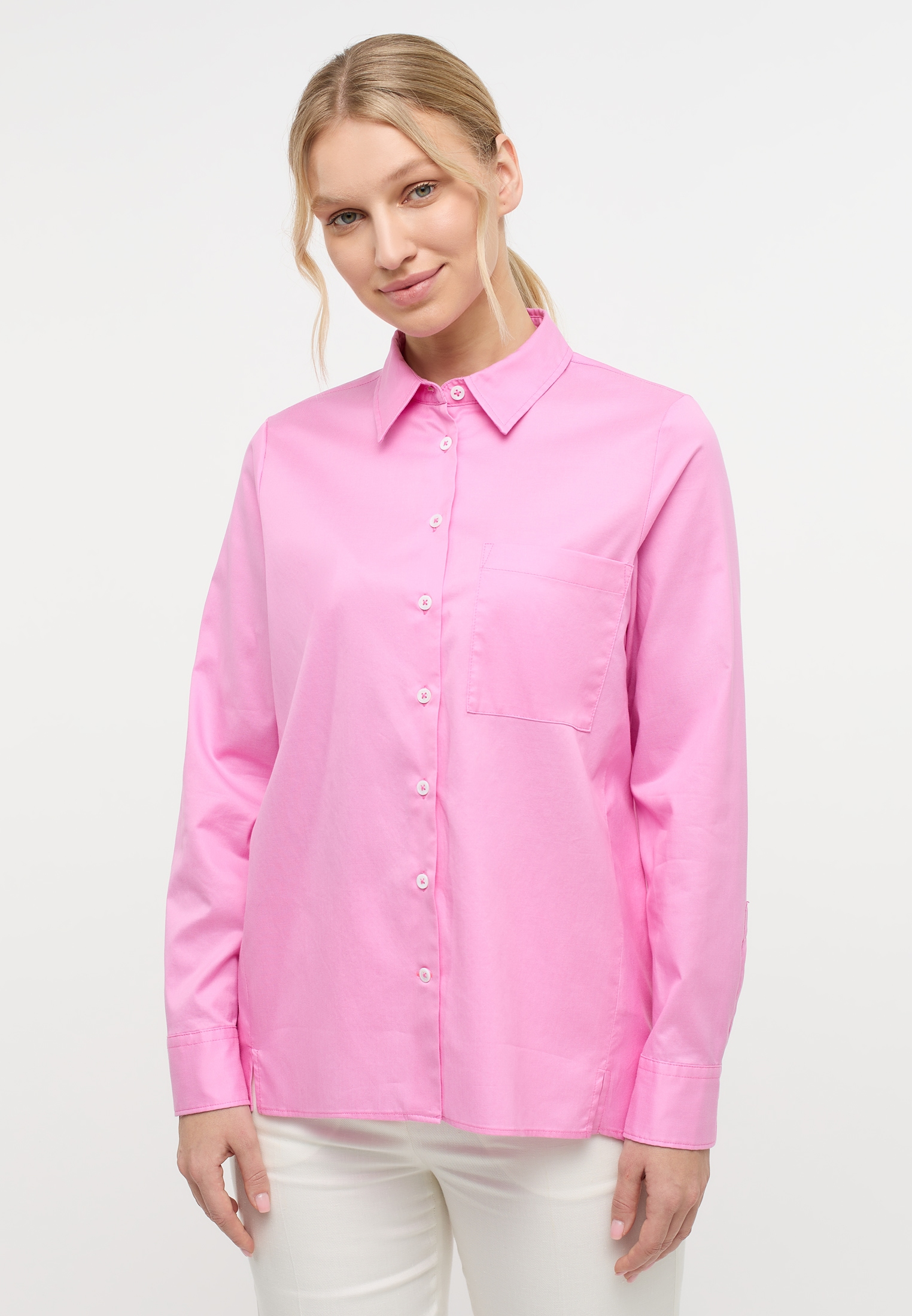 Eterna Hemdbluse "LOOSE FIT" EASY IRON (bügelleicht) günstig online kaufen