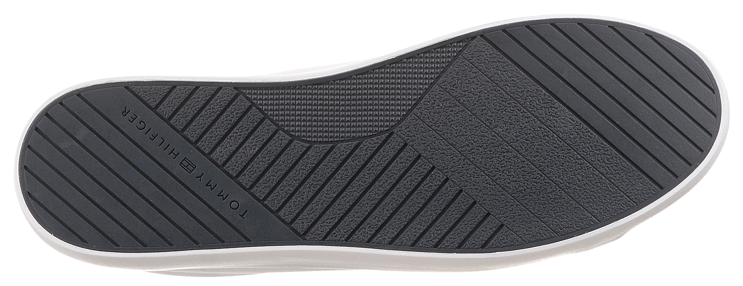 Tommy Hilfiger Sneaker »TH HI VULC CORE LOW LTH II ESS«, Freizeitschuh, Halbschuh, Schnürer in schmaler Form