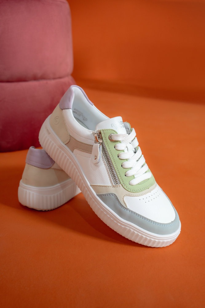 Thumbnail - Remonte Plateausneaker Schnürschuh, Halbschuh, Freizeitsneaker mit Schaftrandpolsterung