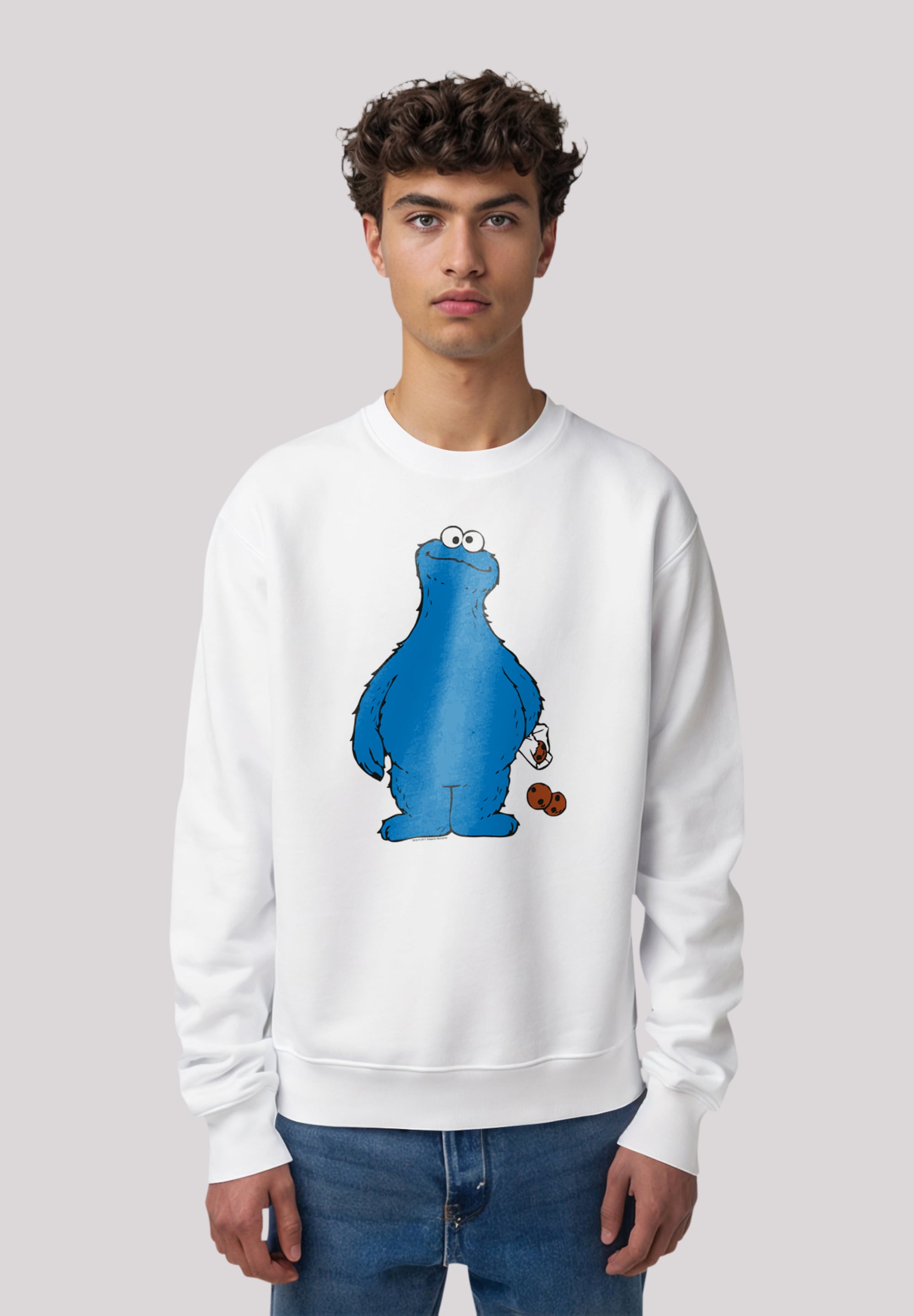 F4NT4STIC Sweatshirt "Sesamstraße Cookie Thief", Premium Qualität günstig online kaufen