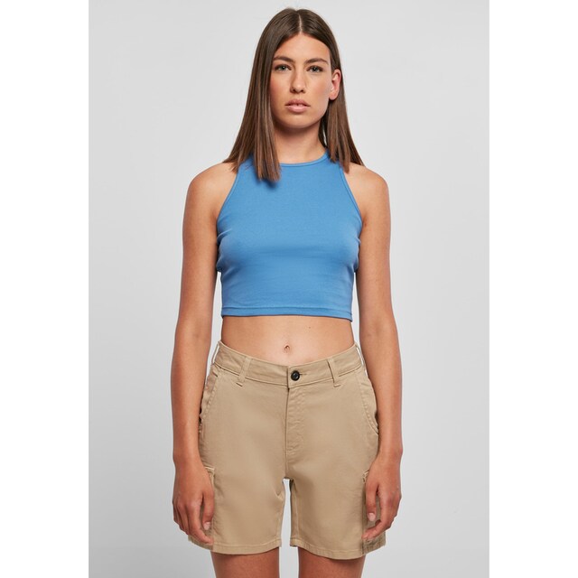 URBAN CLASSICS Tanktop »Urban Classics Damen Ladies Cropped Rib Top« für  bestellen | BAUR