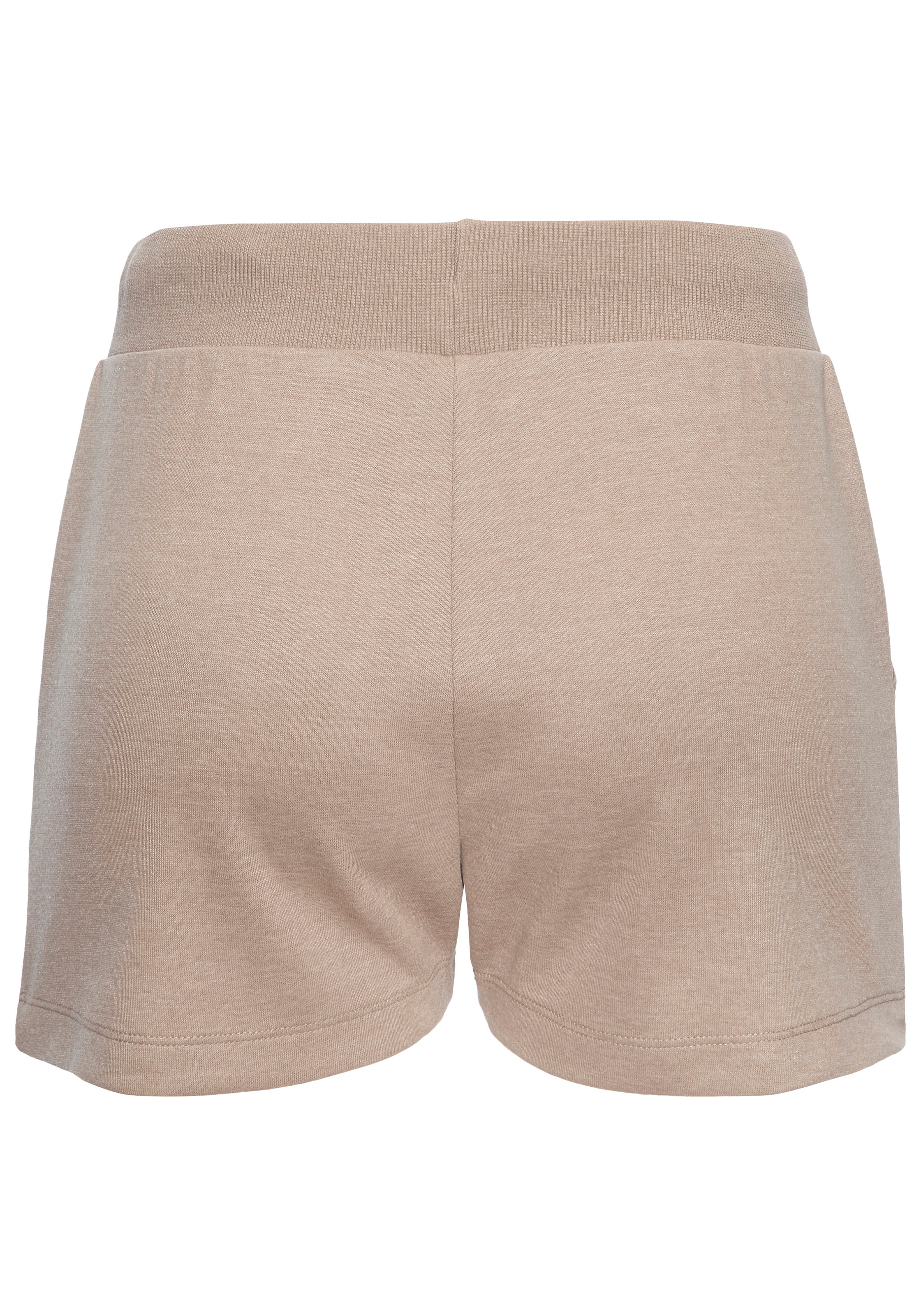 Bench. Loungewear Relaxshorts mit kleiner glänzenden Logostickerei, Loungea günstig online kaufen