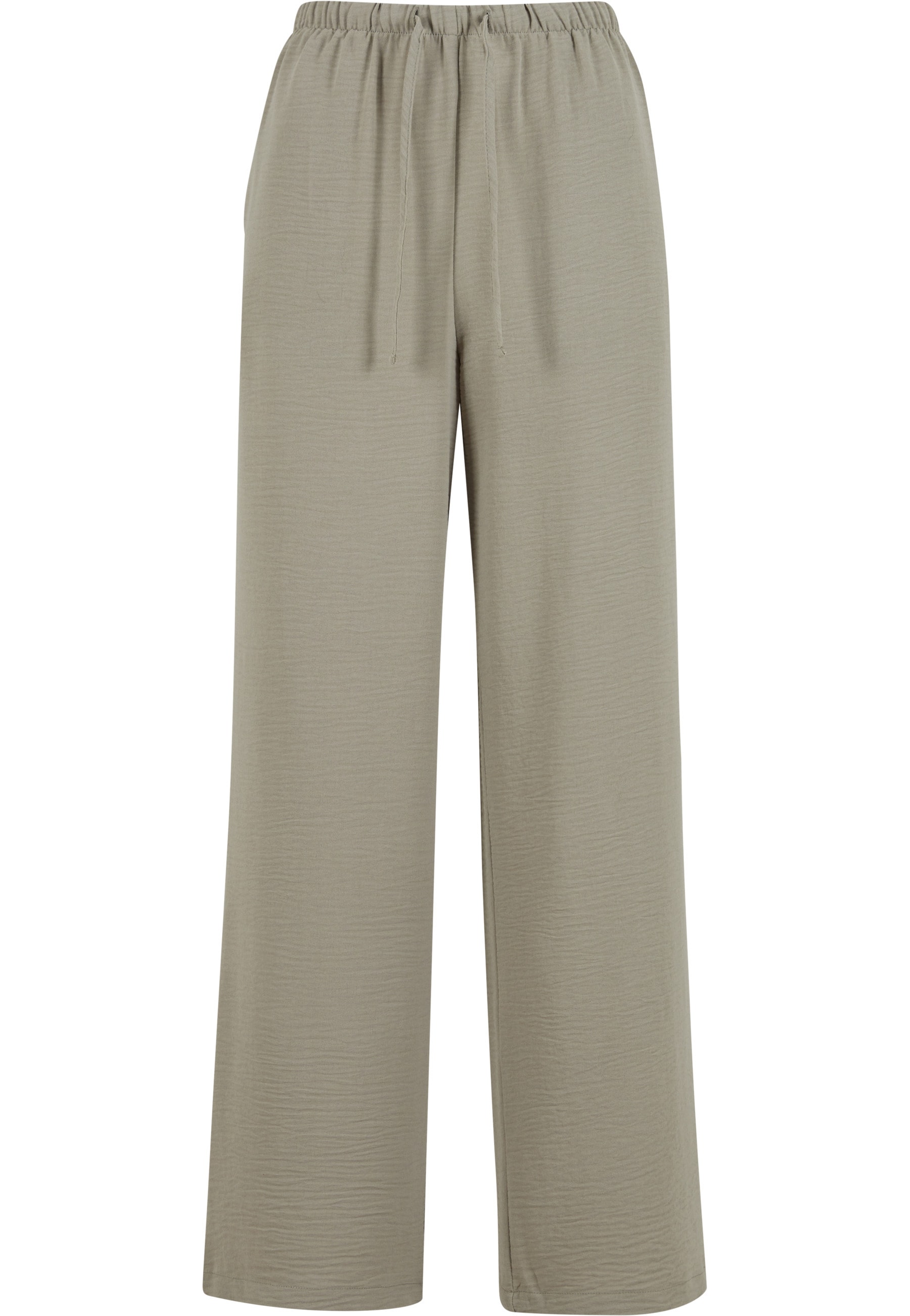 URBAN CLASSICS Stoffhose "Urban Classics Ladies Structured Wideleg Pants" günstig online kaufen