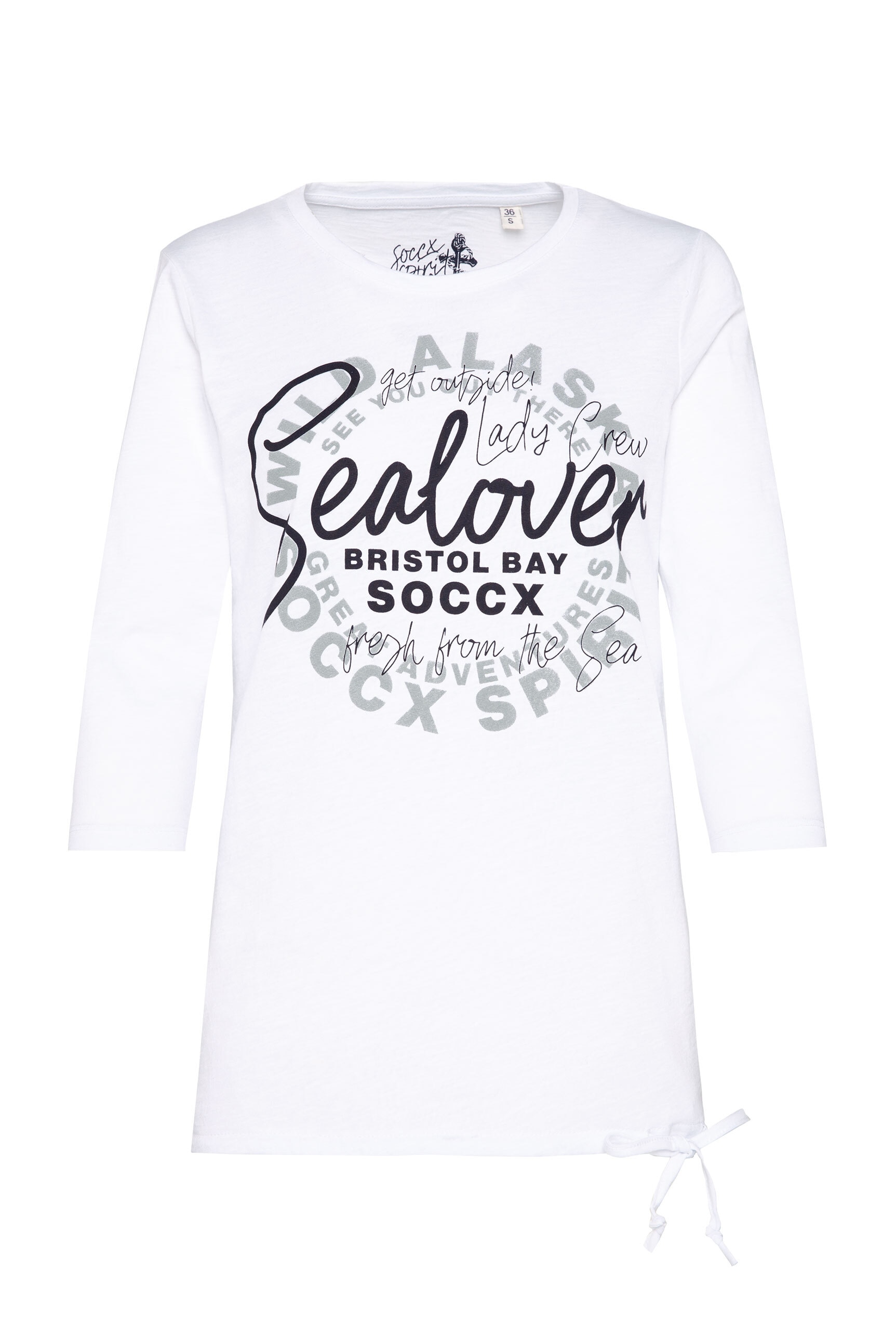 SOCCX Rundhalsshirt aus Baumwolle