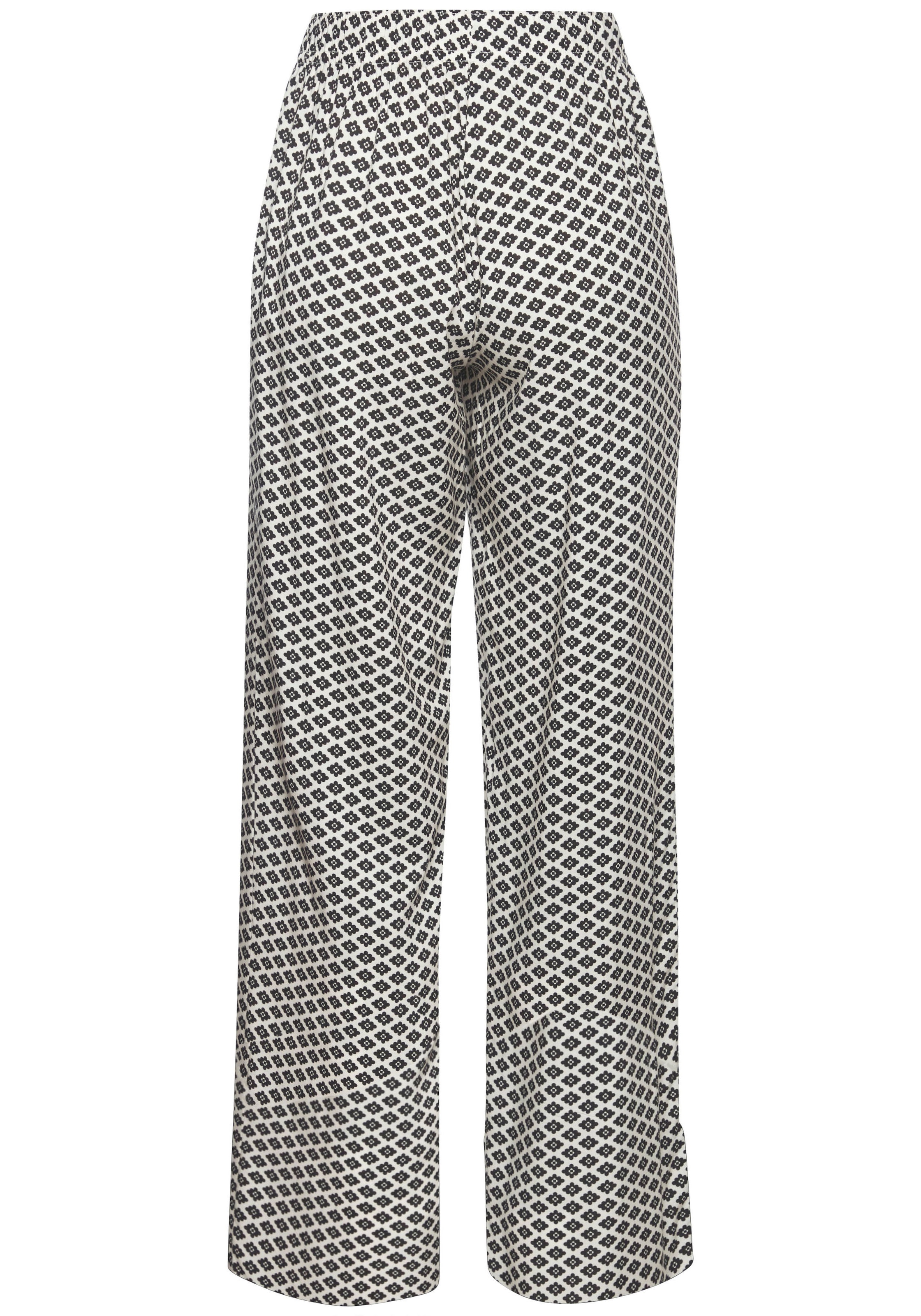 LASCANA Pyjamahose, Mit edlem Allover-Muster