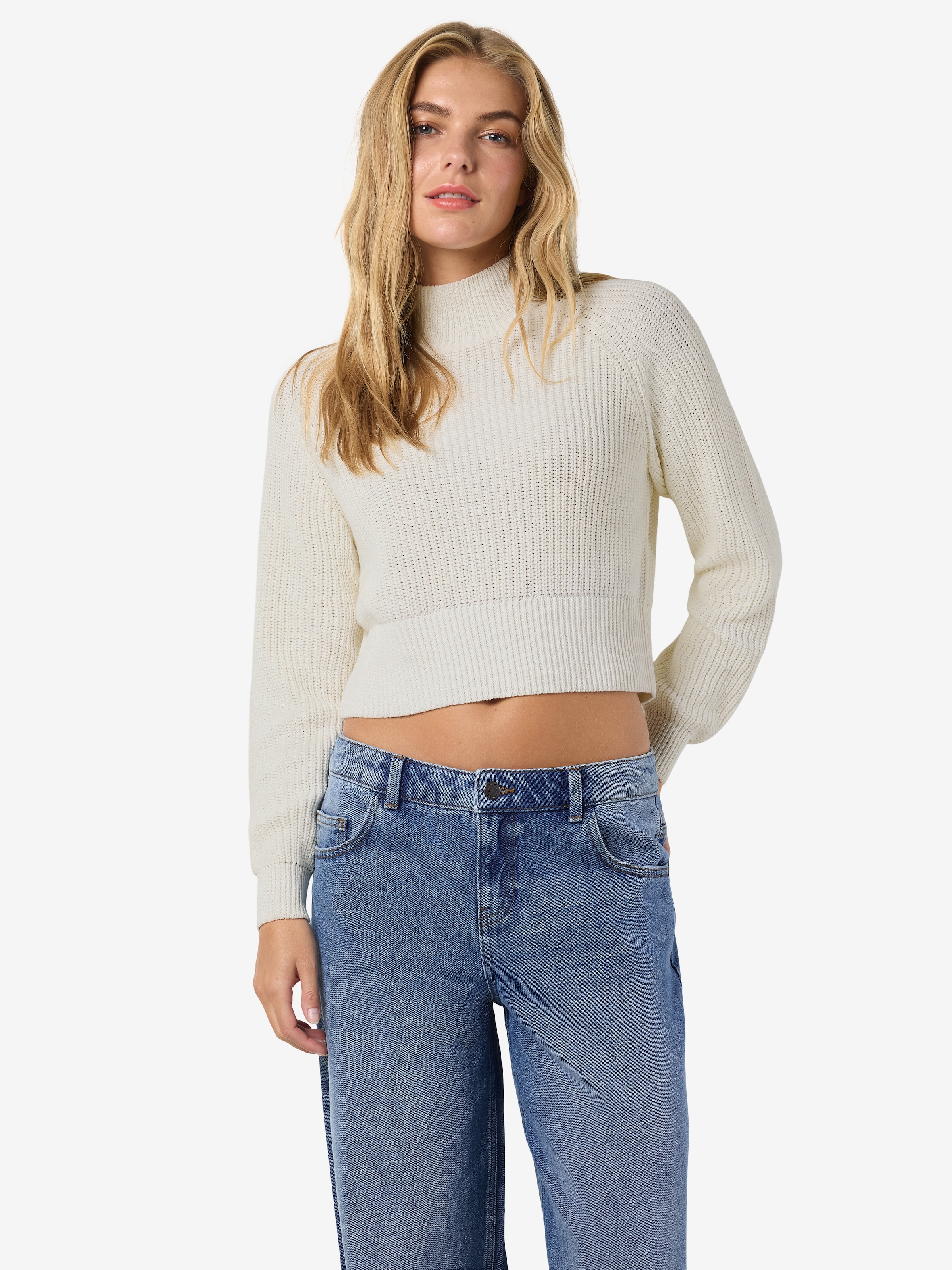 Noisy may Stehkragenpullover "NMDARA L/S HIGH NECK KNIT FWD NOOS" günstig online kaufen