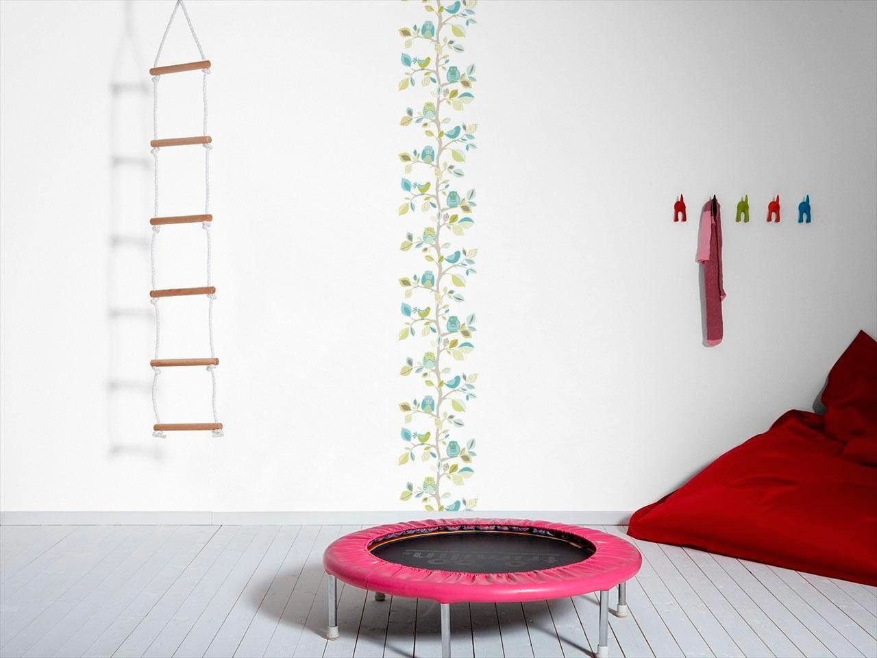 living walls Bordüre »pop.up Panel« Motiv | abstrakt | naturalistisch glatt Tier Tapete Vogel Borte Wohnzimmer Schlafzimmer Küche Flur Design Büro