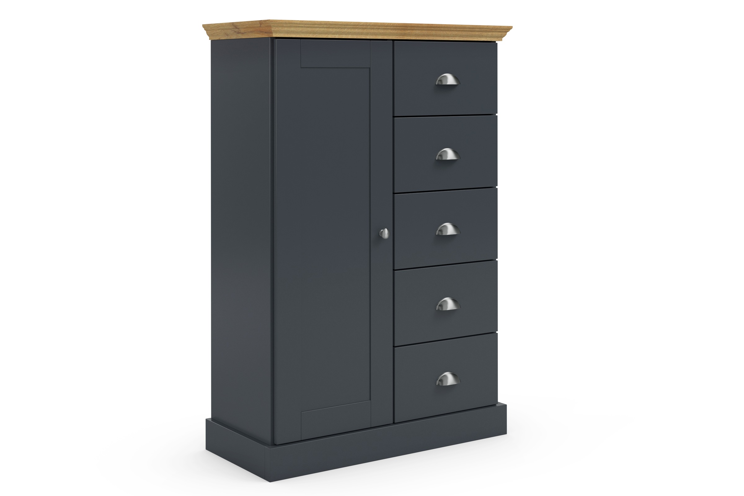 OTTO home Kommode "Motala" 5 Schubladen und 2 verstellbare Einlegeböden, Br günstig online kaufen