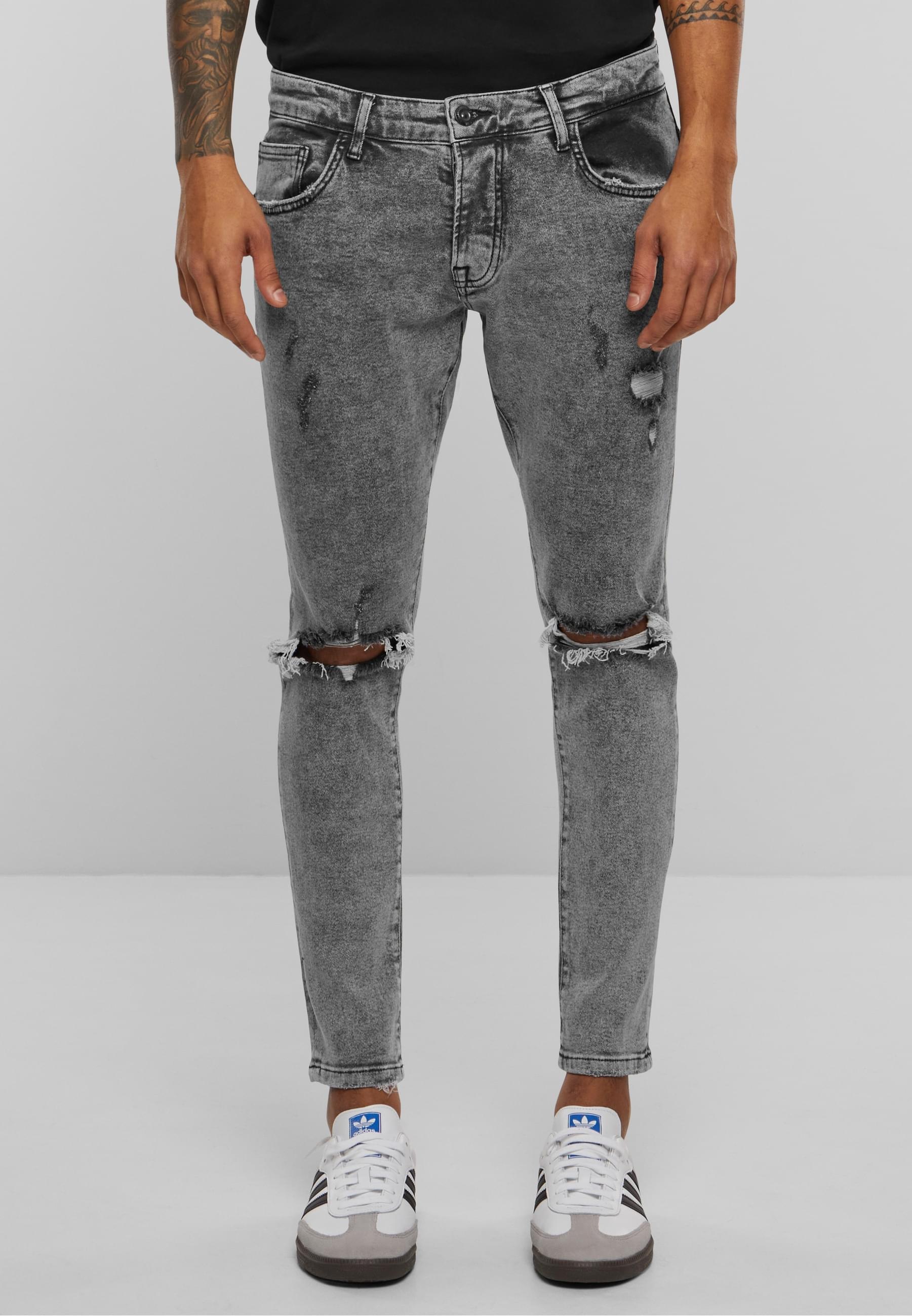 2Y Studios Bequeme Jeans »2Y Studios Herren 2Y Destroyed Skinny Cropped Denim«
