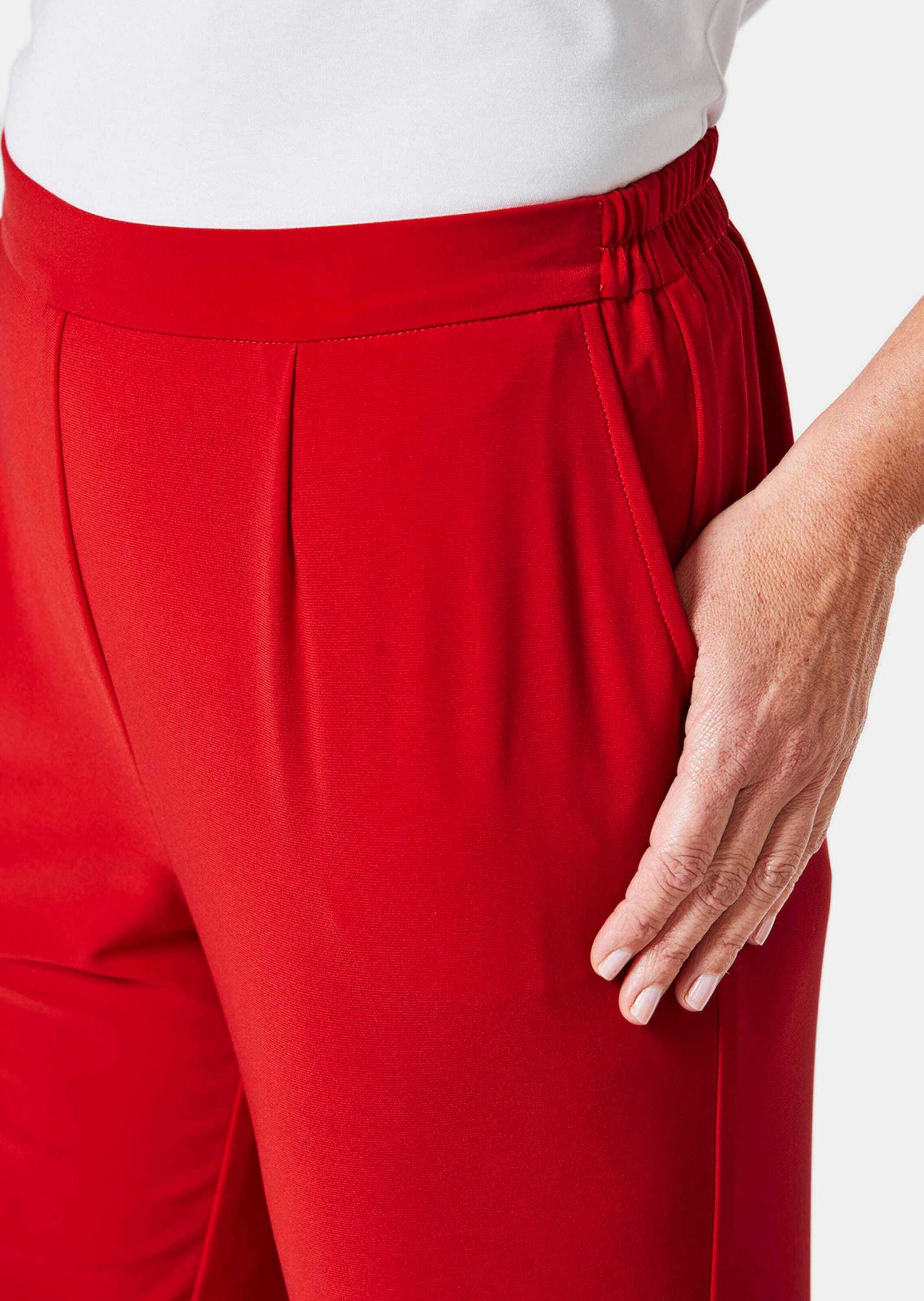 GOLDNER Schlupfhose »Jerseyhose Martha Trageangenehme Jerseyhose Martha mit Bundfalten«