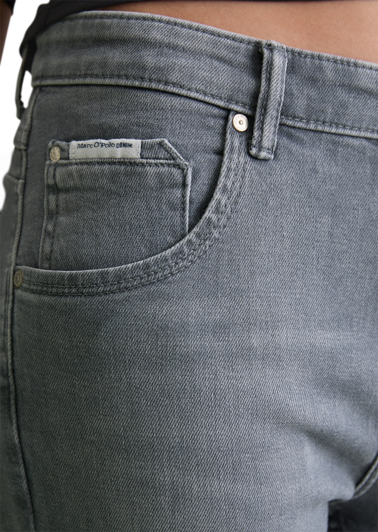 Marc O'Polo DENIM Boyfriend-Jeans »aus grauem Stretch-Denim«