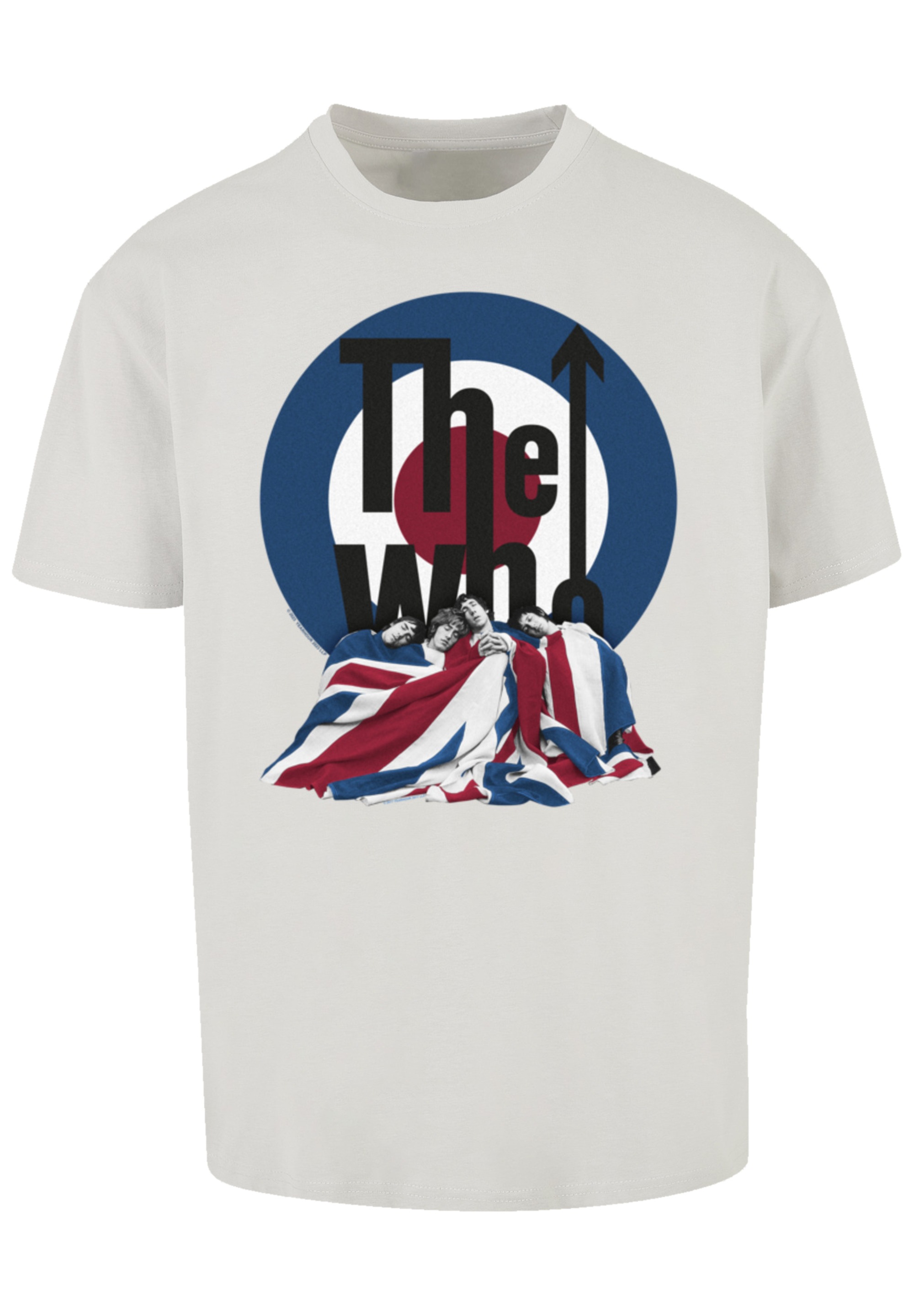 F4NT4STIC T-Shirt »The Who Flag Blanket«, Premium Qualität