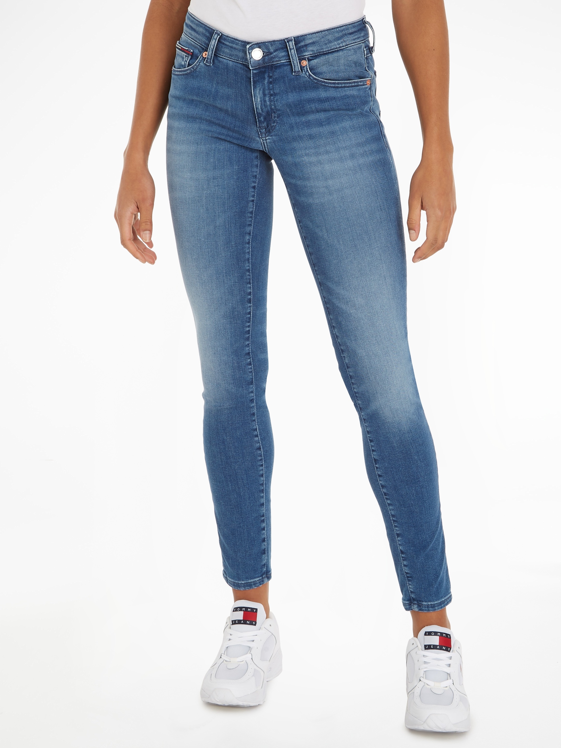 Tommy Jeans Skinny-fit-Jeans, mit dezenten Labelapplikationen bestellen |  BAUR