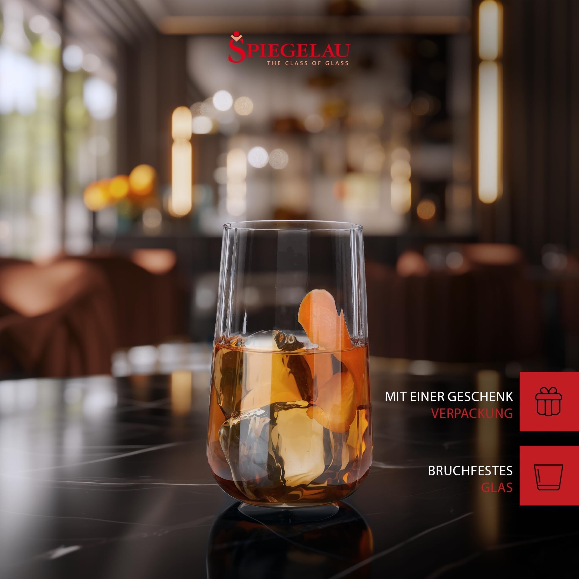SPIEGELAU Longdrinkglas »Longdrinkgläser Lifestyle 510 ml 4er Set transparent«