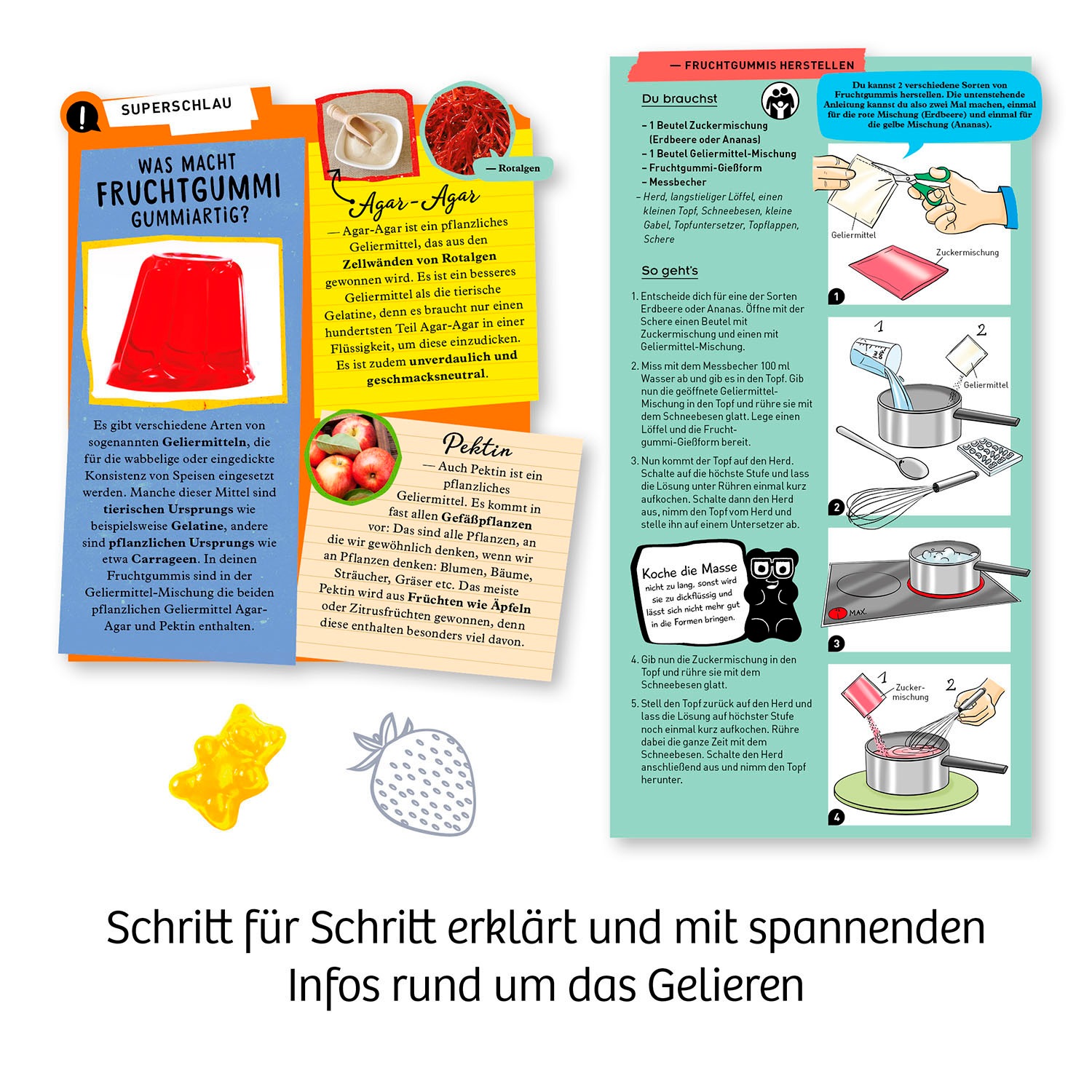 Kosmos Experimentierkasten »Fun Science Fruchtgummi-Labor«, Made in Germany