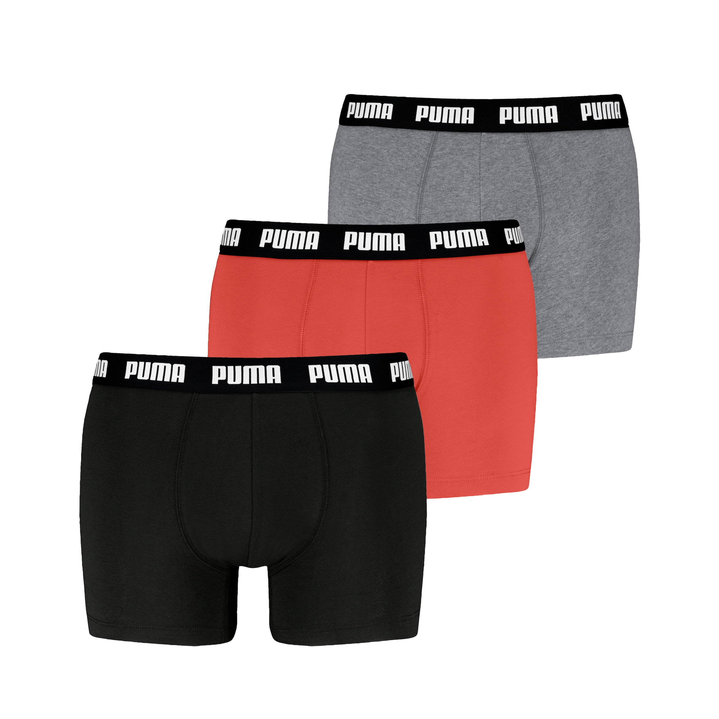 PUMA Boxershorts "PUMA MEN EVERYDAY BOXERS 3P", (3er Pack), mit Komfortbund günstig online kaufen