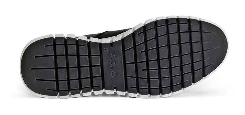 Ecco Slip-On Sneaker »GRUUV M«, mit innovativer Laufsohle, Freizeitschuh, Halbschuh, Schnürschuh