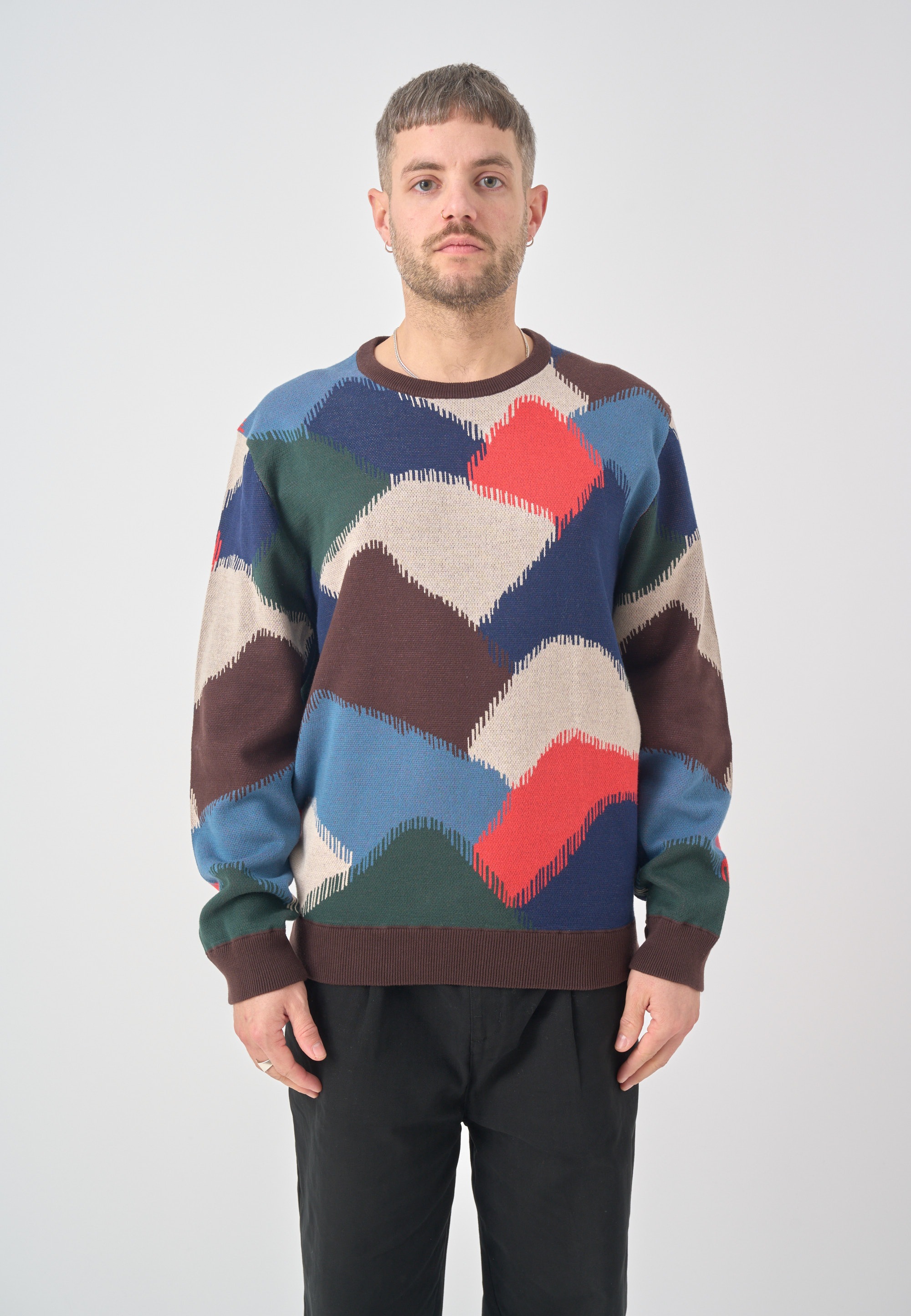 Cleptomanicx Megztinis »Crewneck Mountains« su lock...