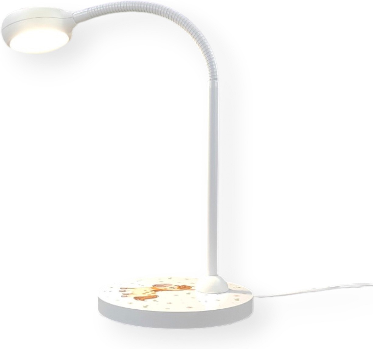niermann Schreibtischlampe »Kinderlampe mit Motiv "Pony Paula", Kinderzimmer« GX53 1 Stk. flexibel verstellbarer Leuchtenarm, Made in Germany