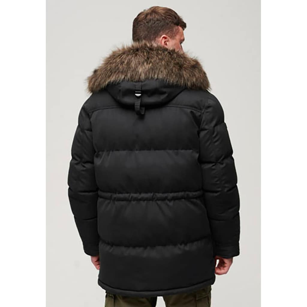 Superdry Steppjacke »CHINOOK FAUX FUR PARKA«