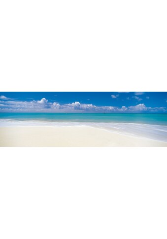 Fototapete »Fototapete - Deserted Beach - Größe 368 x 127 cm«, bedruckt