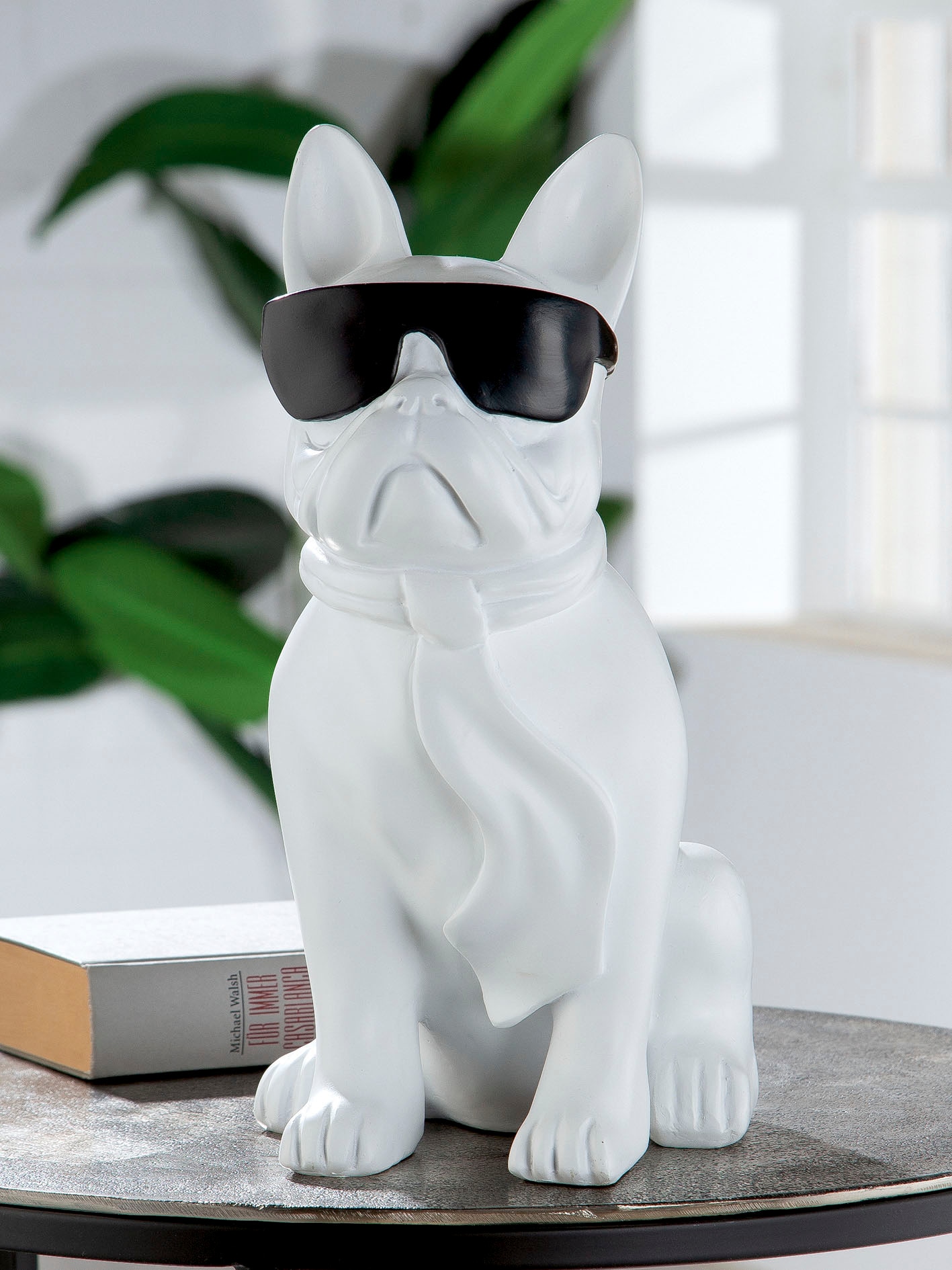 Casablanca by Gilde Tierfigur "Mops Cool Dog sitzend"