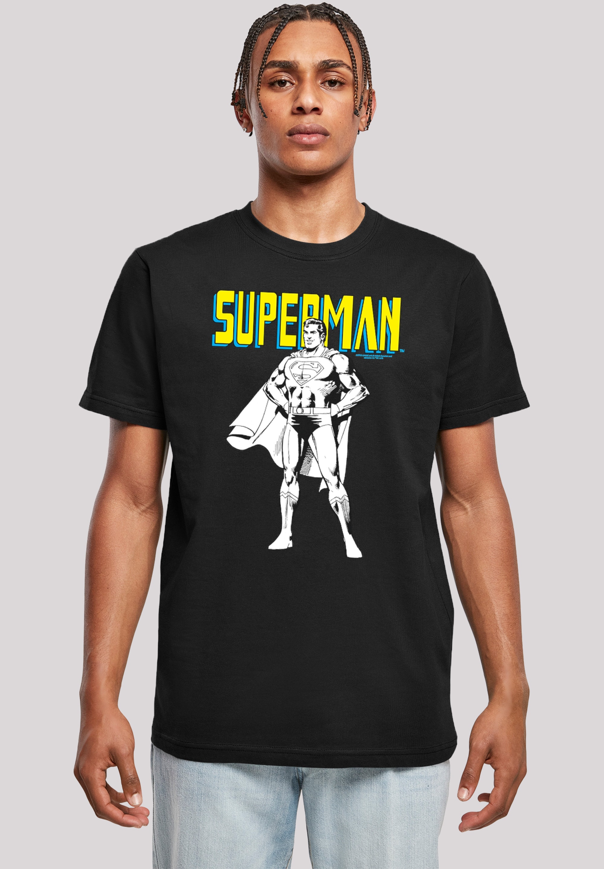 T-Shirt »DC Comics Superman Mono Action Pose«, Herren,Premium...