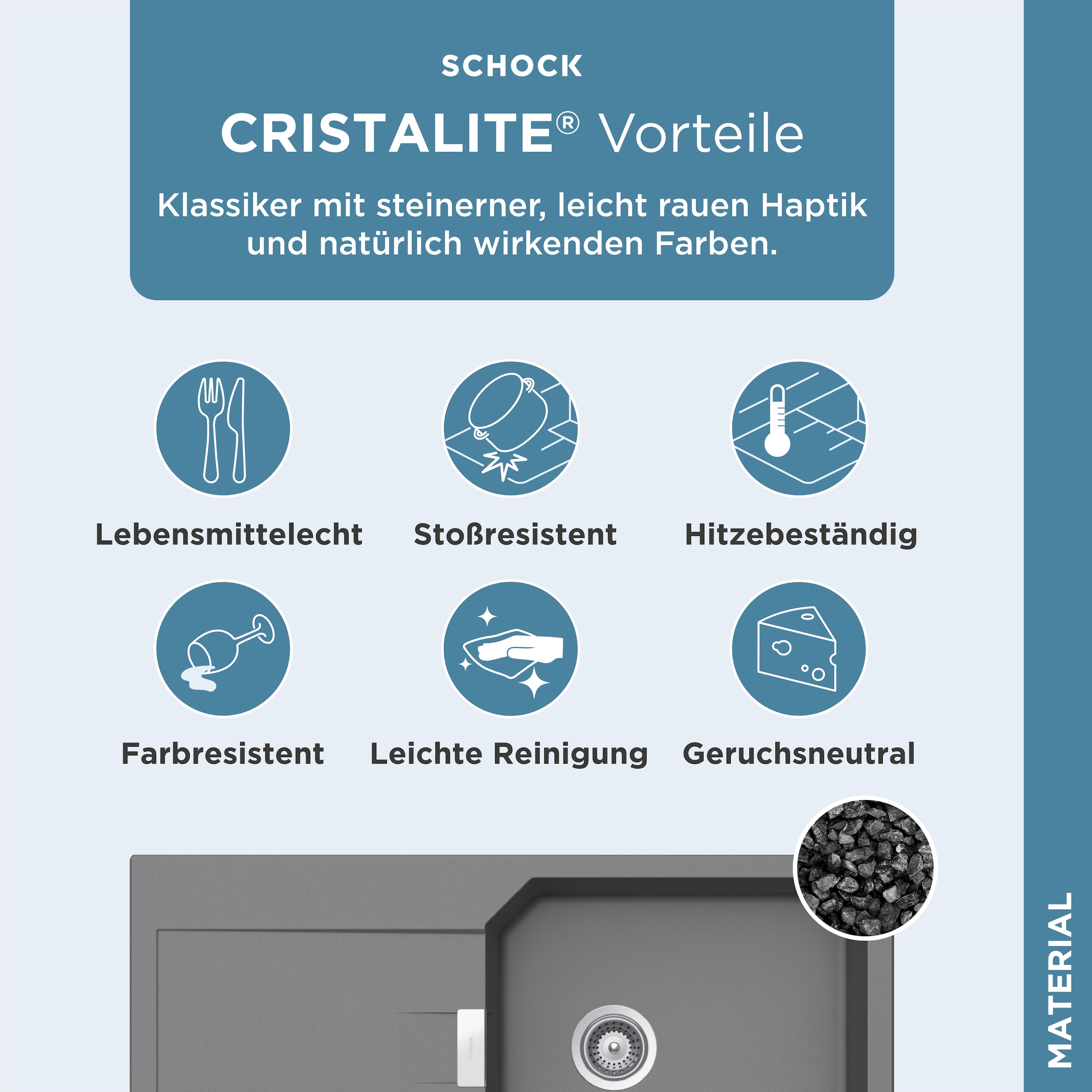 Schock Granitspüle »Manhattan D-100L«
