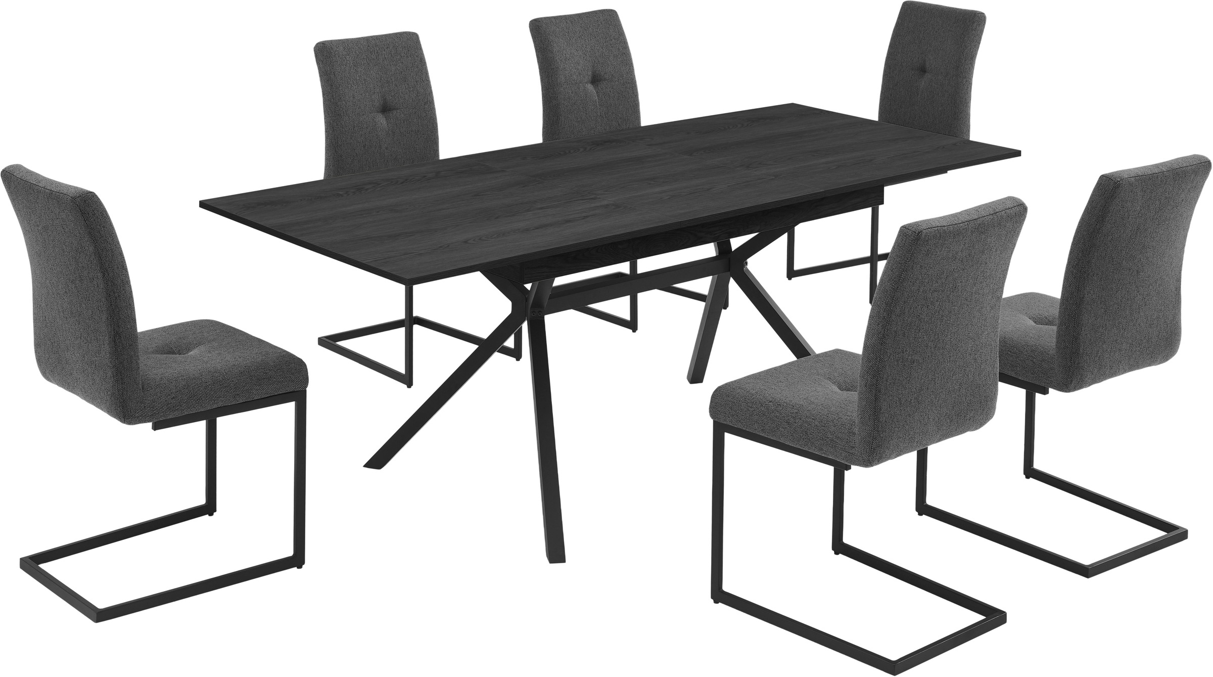 OTTO home Esstisch »Vendy«, ausziehbarer Tisch mit pflegeleichter Oberfläche, 160-210 cm
