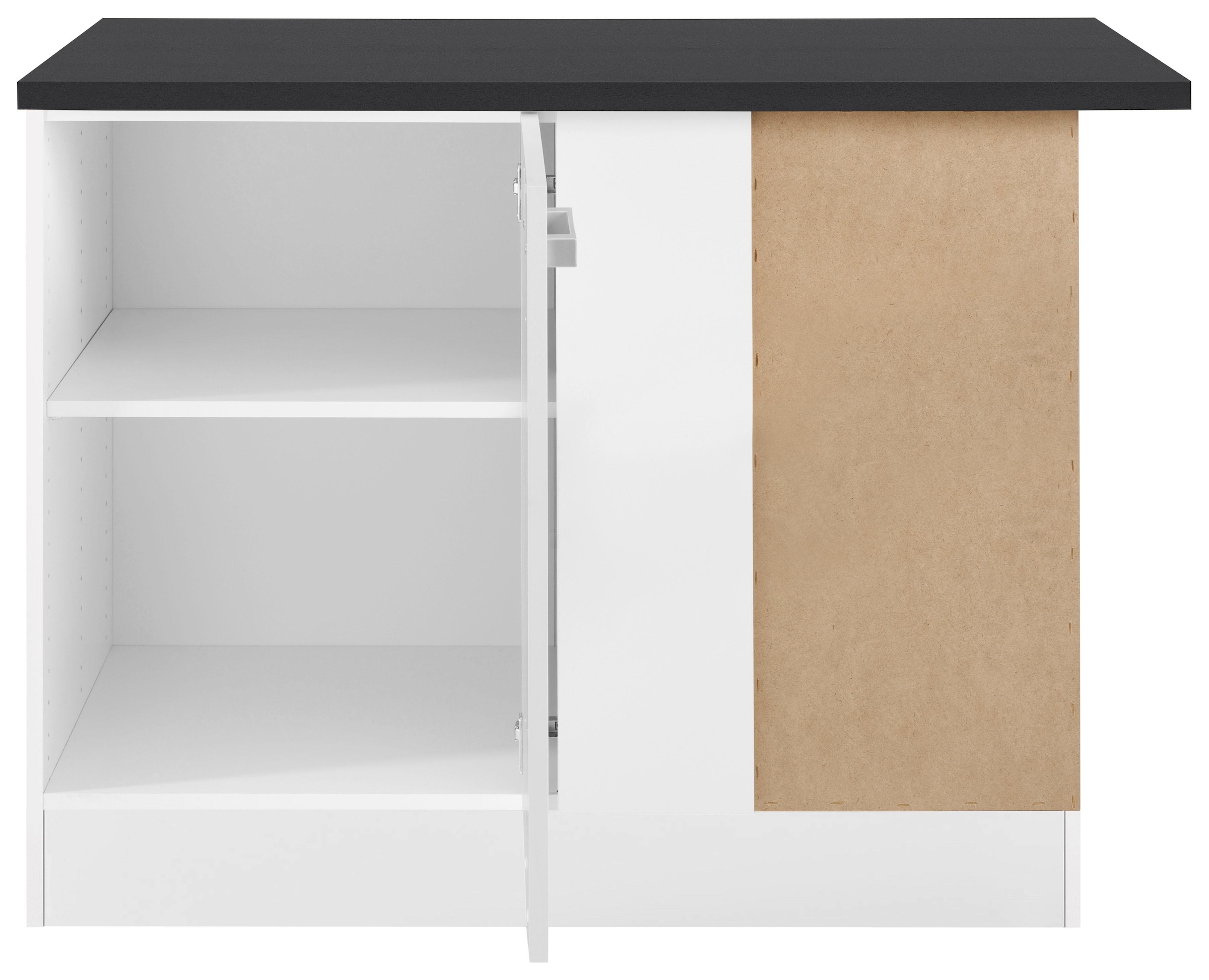 OPTIFIT Eckunterschrank »Odense«, 100 cm breit, mit 110 cm breiter  Arbeitsplatte | BAUR