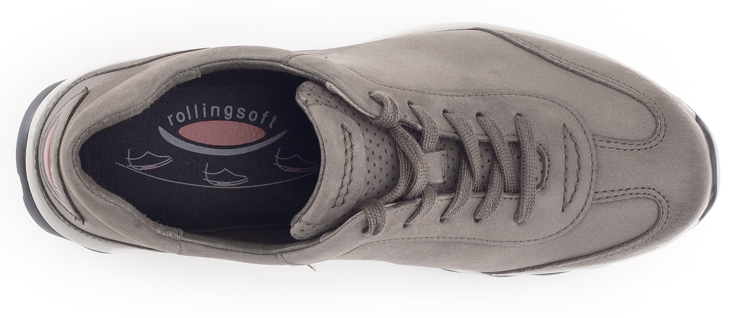 rollingsoft Keilsneaker  mit Logoschriftzug an der Ferse, Freizeitschuh, Halbschuh, Schnürschuh