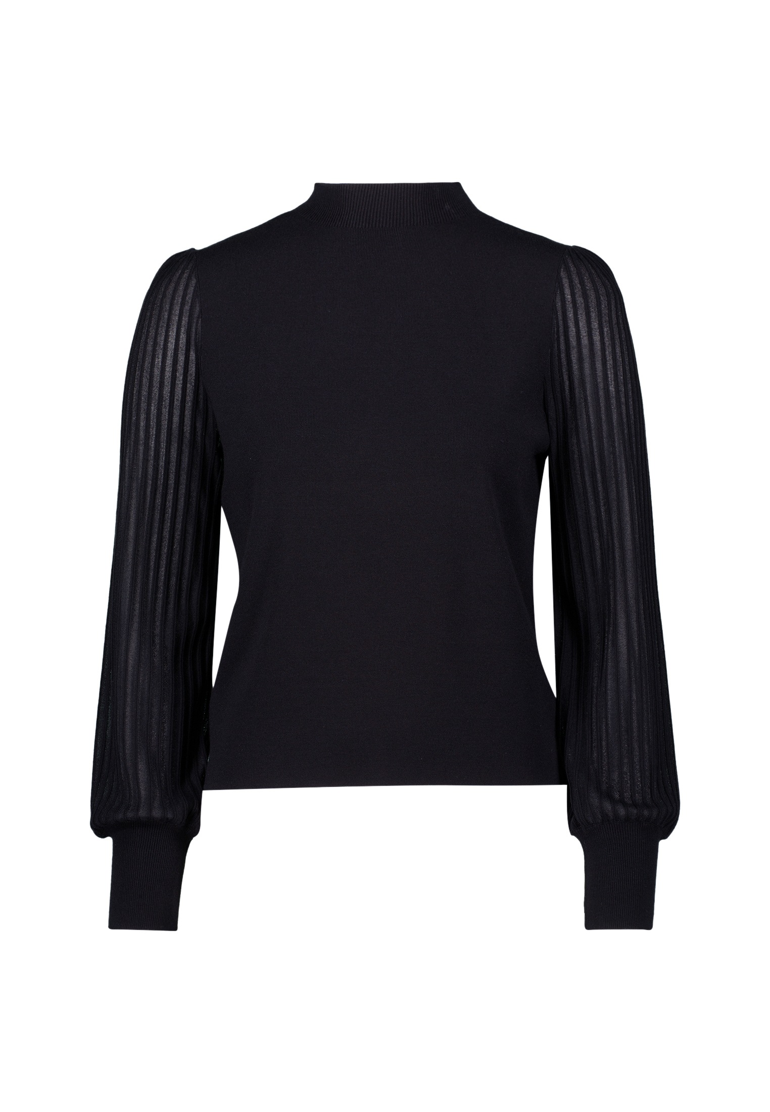 Zero Strickpullover "zero Damen Strickpullover mit transparenten Ärmeln", ( günstig online kaufen