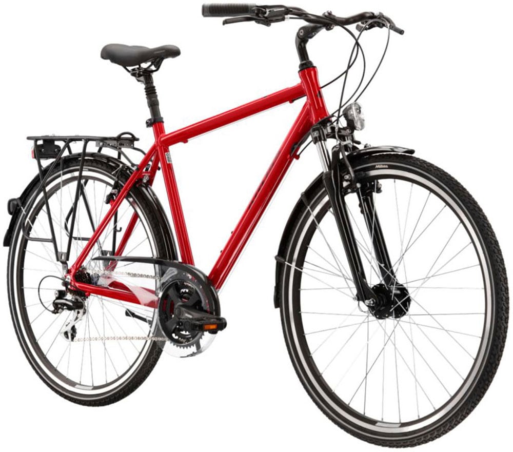 Kross Trekkingrad »Trekkingrad Trans 3.0 rot 21 Gänge«, 21 Gang, Shimano, ACERA M3020 Schaltwerk, Kettenschaltung