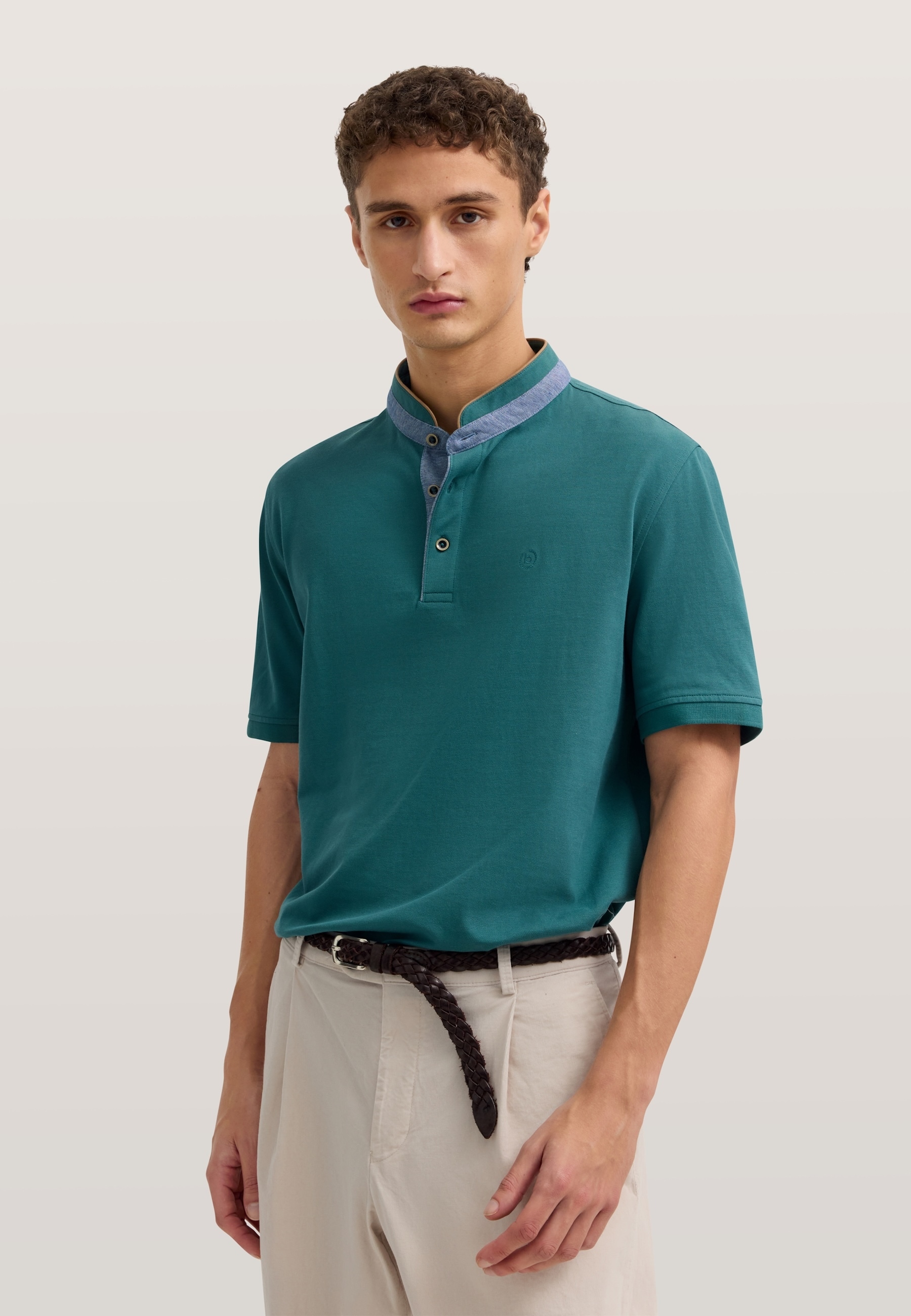 bugatti Poloshirt Modern Fit aus reiner Baumwolle günstig online kaufen