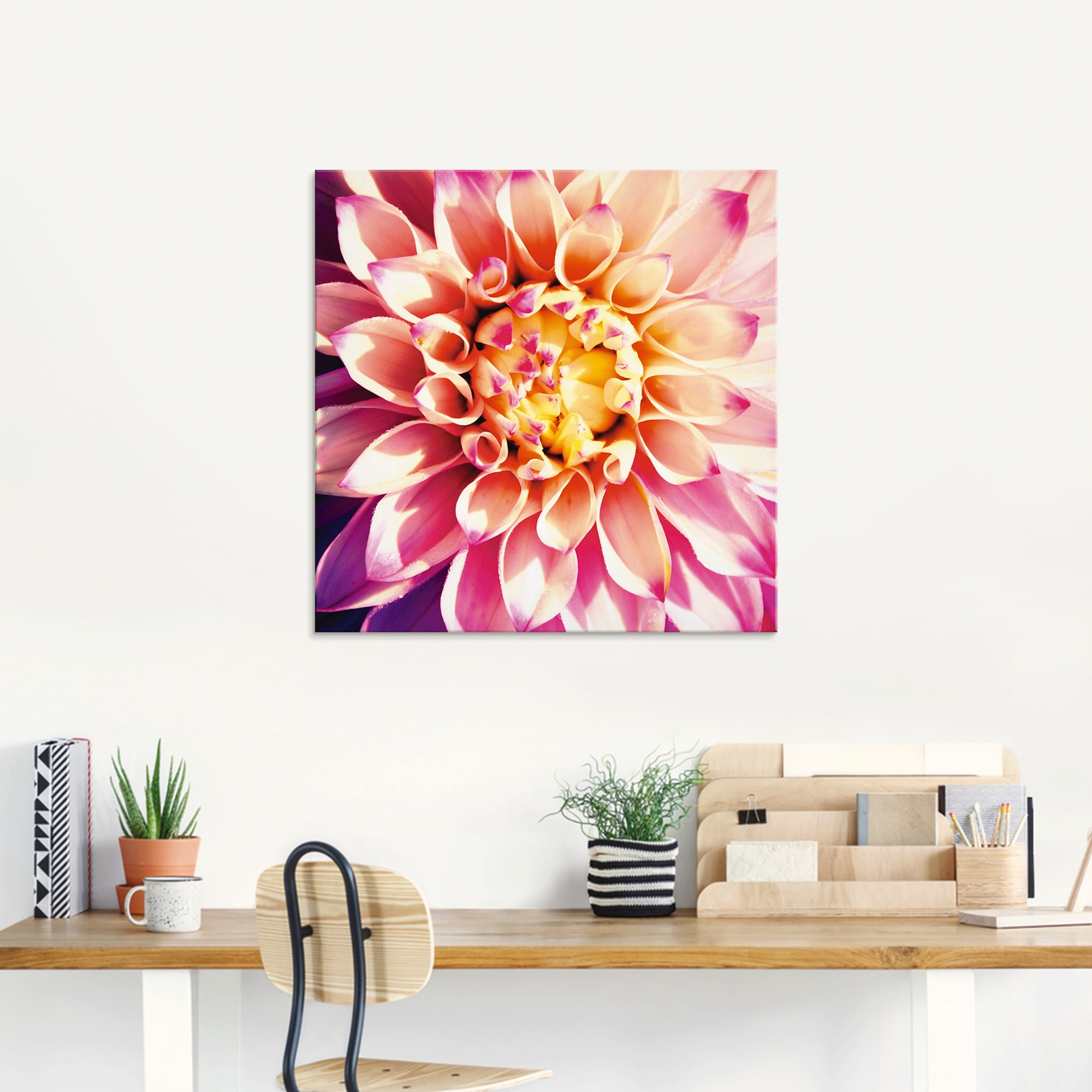 Artland Glasbild »Dahlie«, Blumen, (1 St.), in verschiedenen Größen